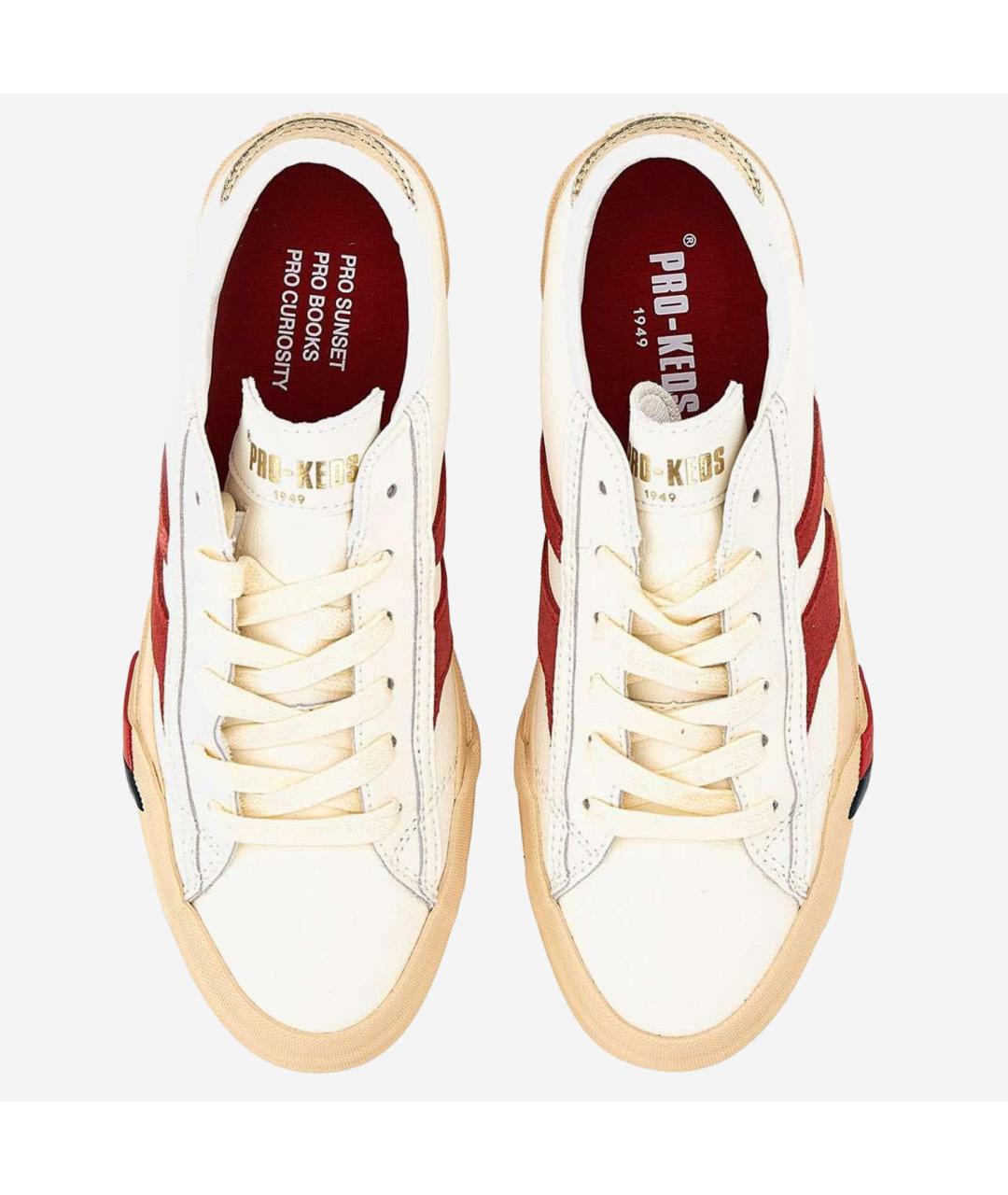 PRO-KEDS Белые кожаные кеды, фото 2