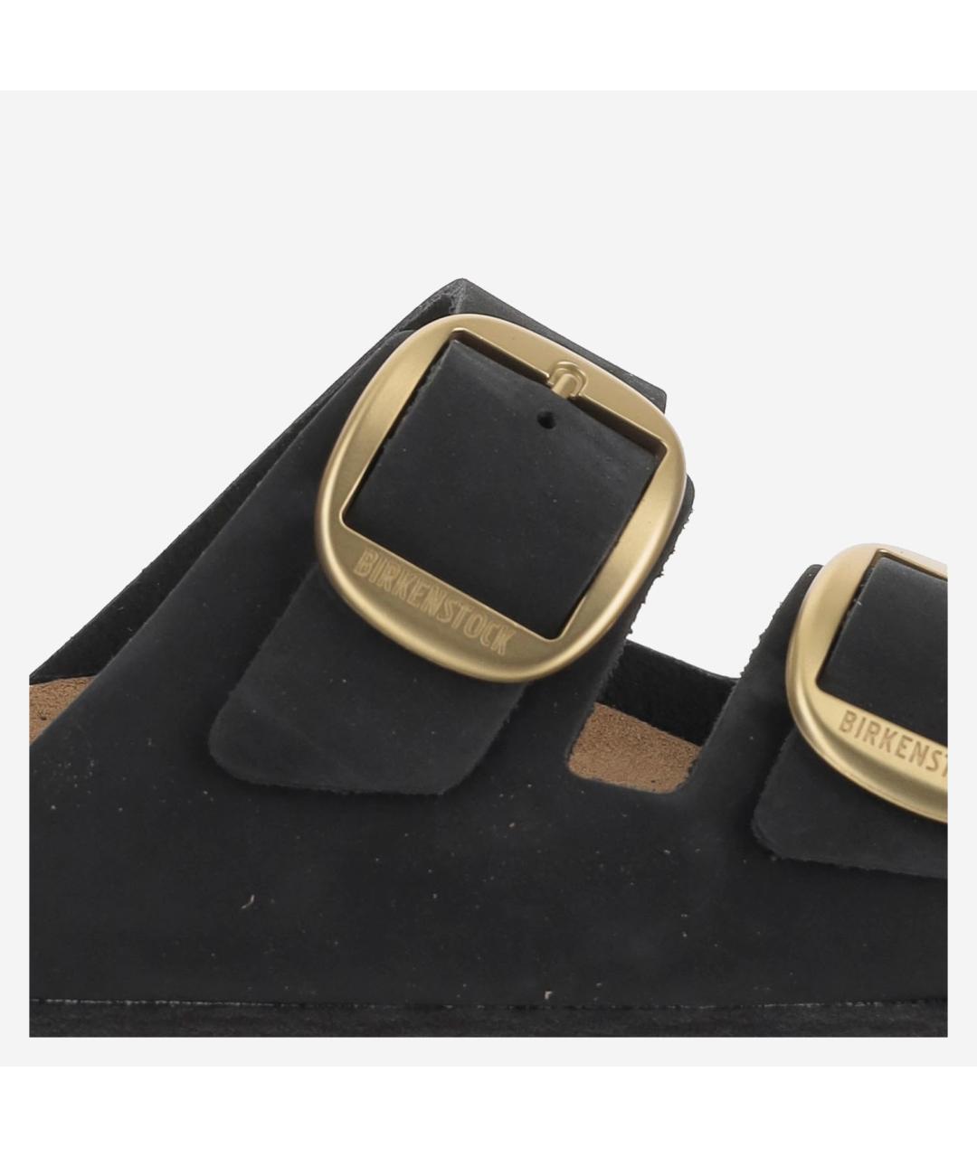 BIRKENSTOCK Черные замшевые сандалии, фото 5