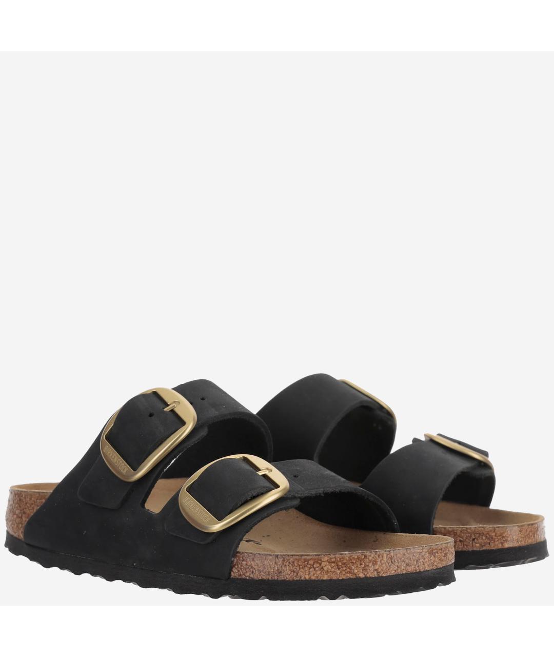 BIRKENSTOCK Черные замшевые сандалии, фото 3