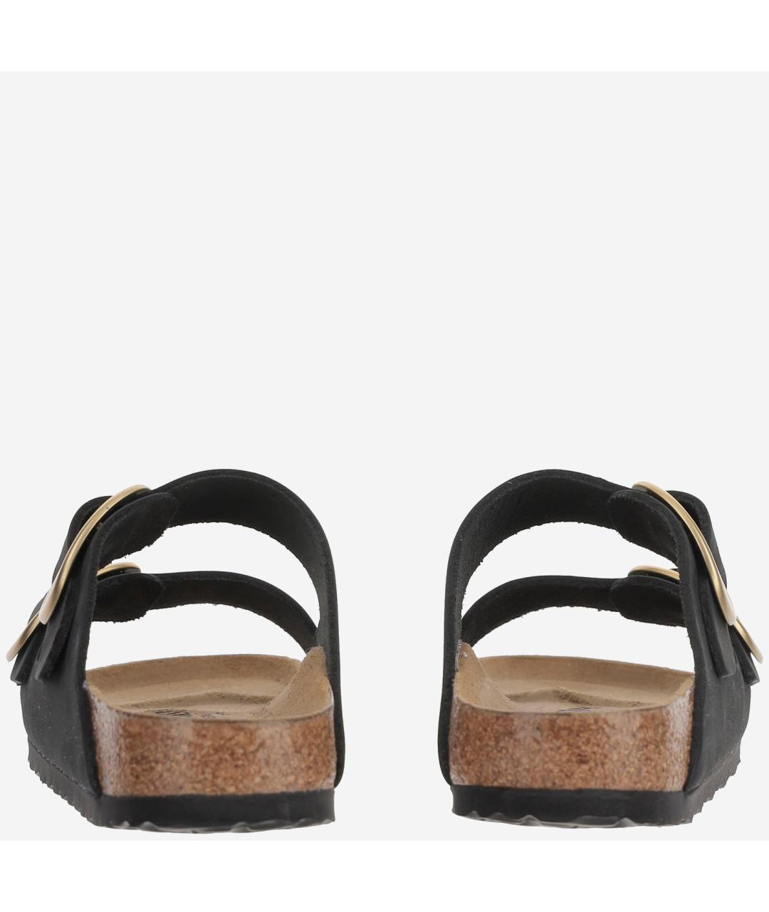 BIRKENSTOCK Черные замшевые сандалии, фото 4