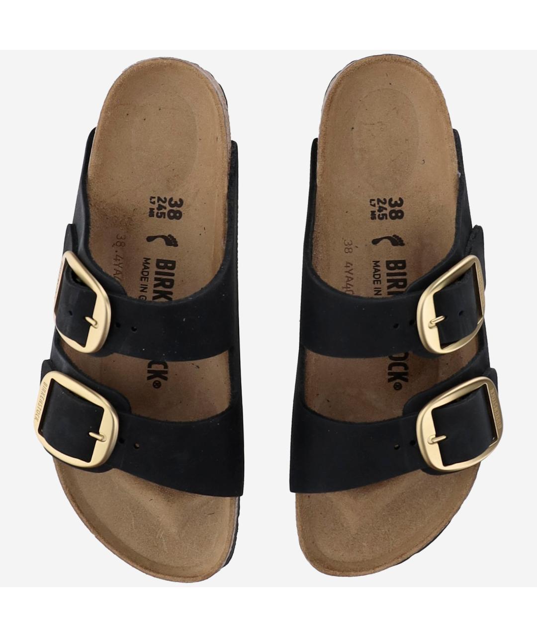 BIRKENSTOCK Черные замшевые сандалии, фото 2