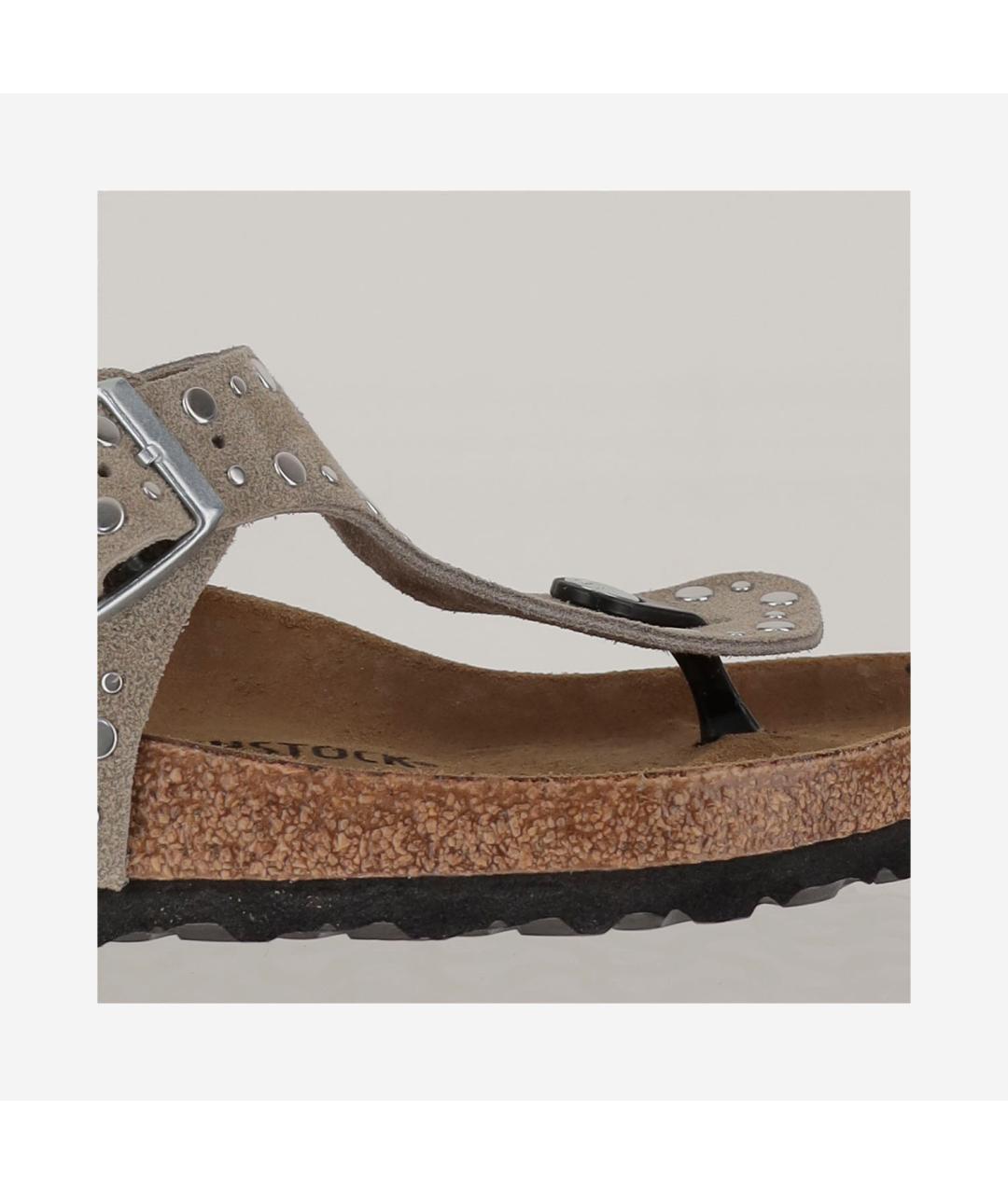 BIRKENSTOCK Бежевые сандалии, фото 5