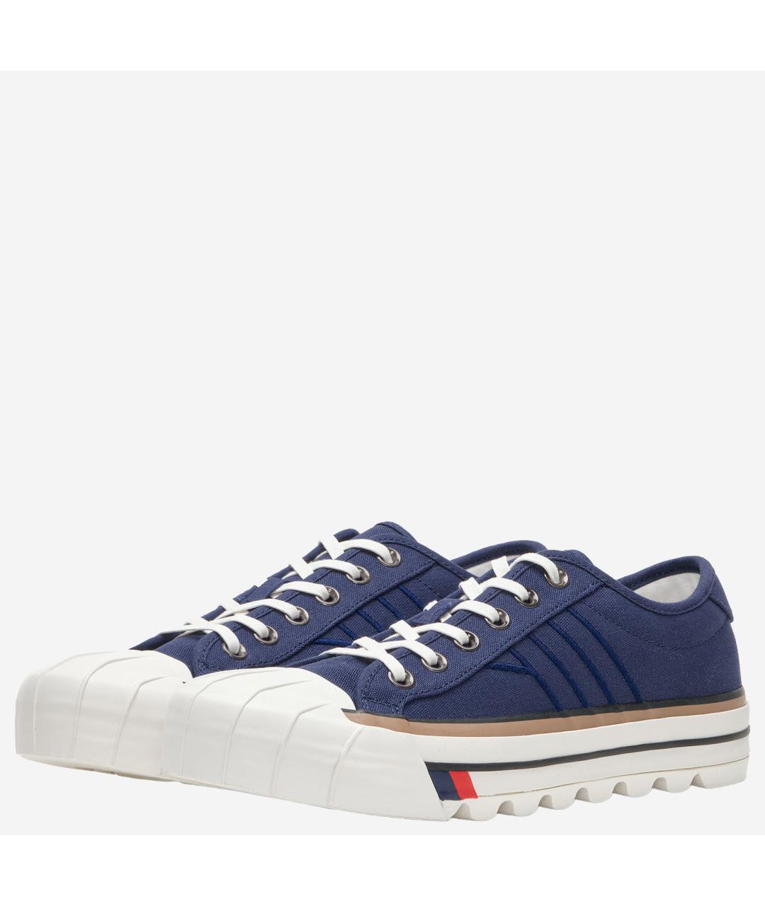 PRO-KEDS Синие текстильные низкие кроссовки / кеды, фото 2