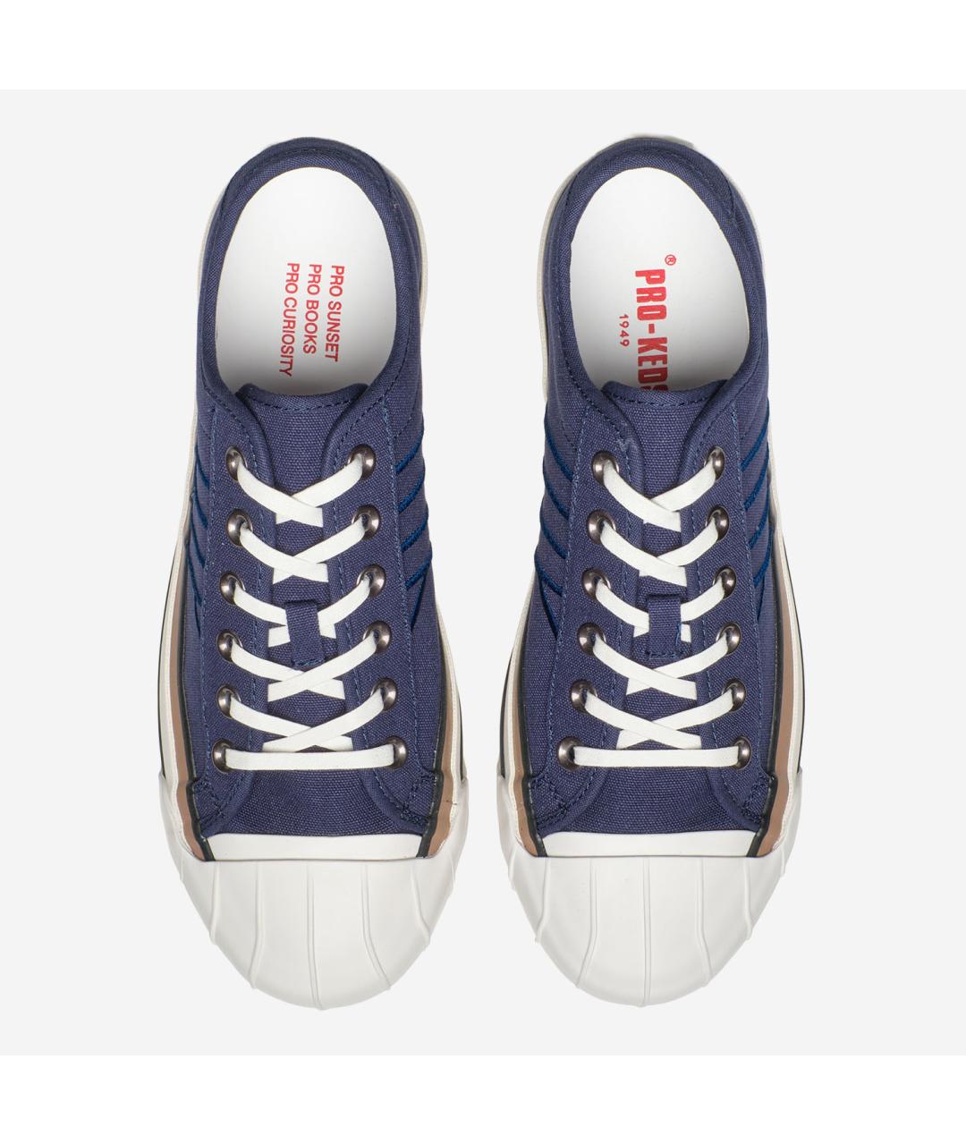 PRO-KEDS Синие текстильные низкие кроссовки / кеды, фото 3