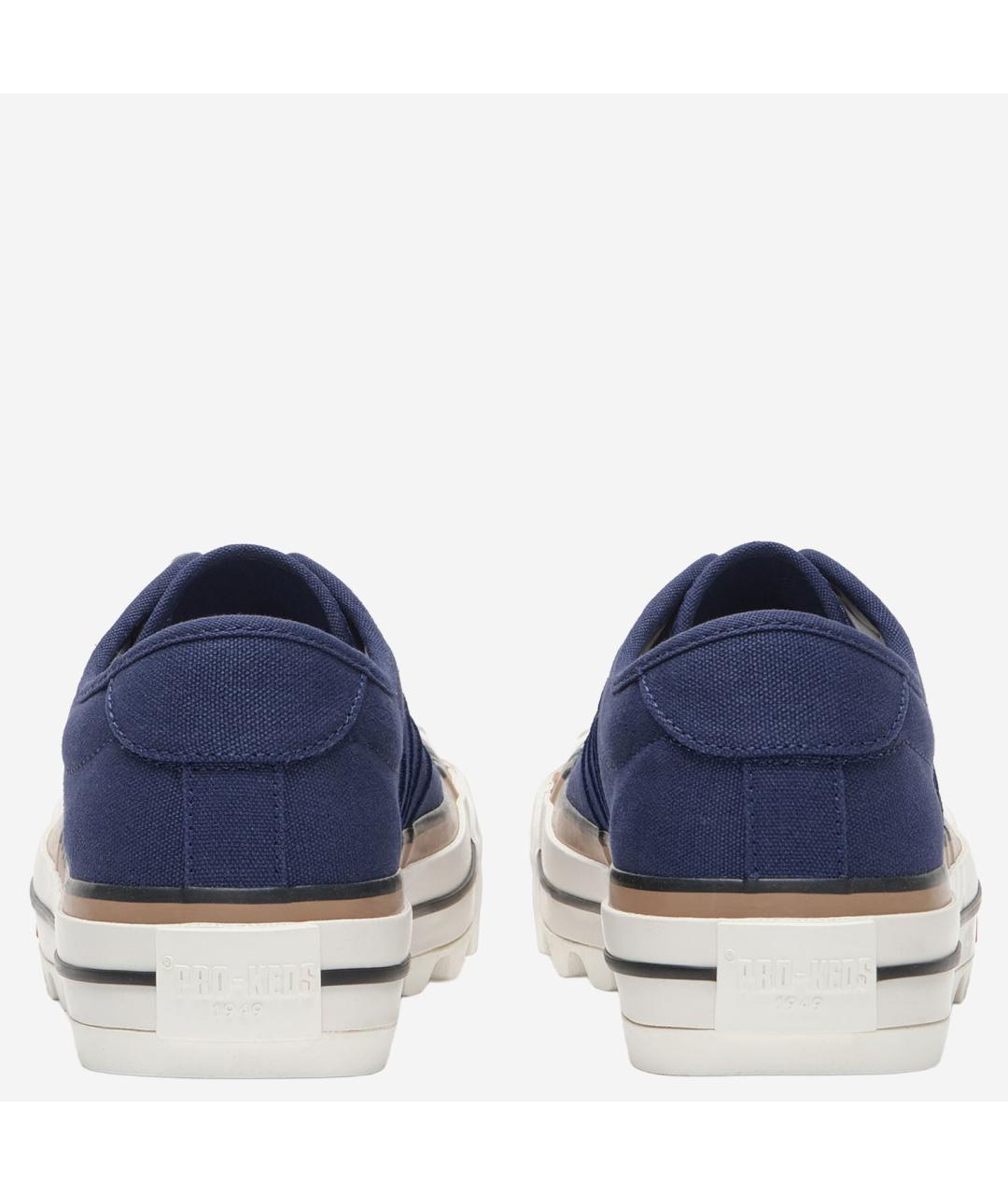 PRO-KEDS Синие текстильные низкие кроссовки / кеды, фото 4
