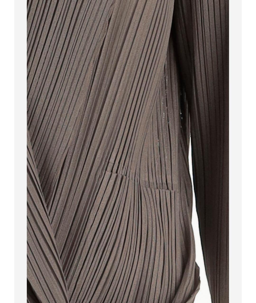 GIORGIO ARMANI Коричневый полиэстеровый джемпер / свитер, фото 4