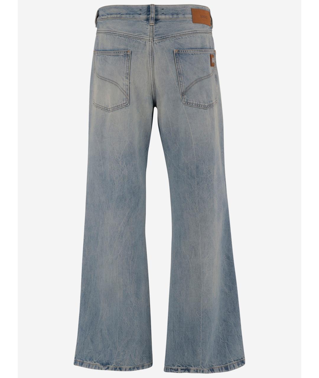 AMIRI Голубые хлопковые джинсы, фото 2