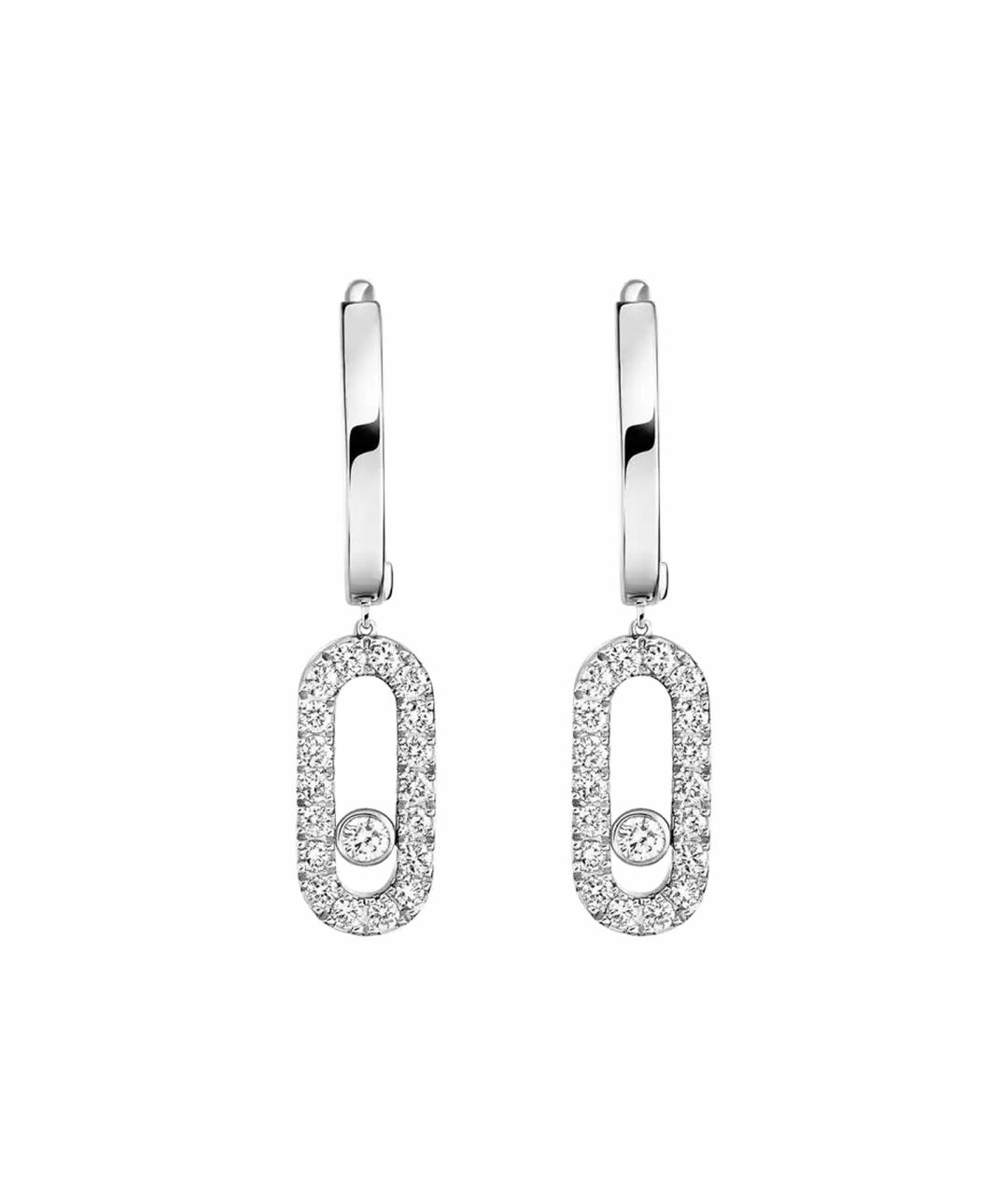 MESSIKA Серебряные серьги из белого золота, фото 1