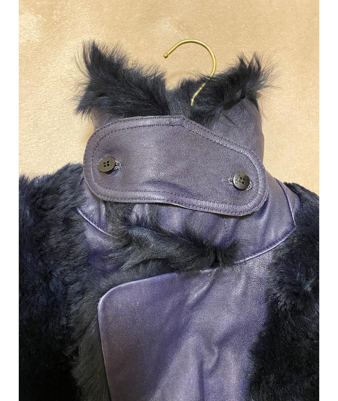 CHLOE Синяя меховая шуба, фото 4
