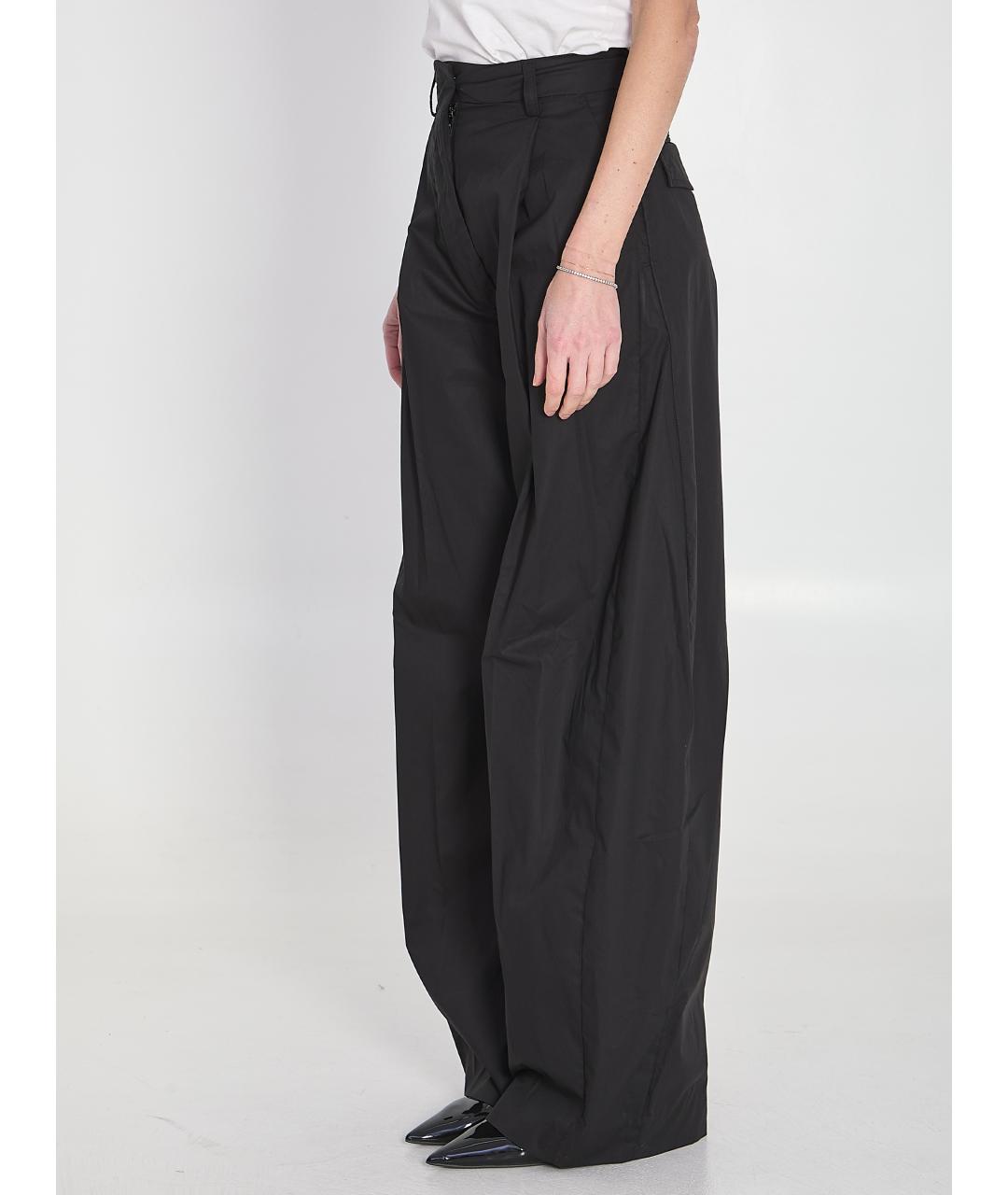 THELATEST Черные хлопковые прямые брюки, фото 2