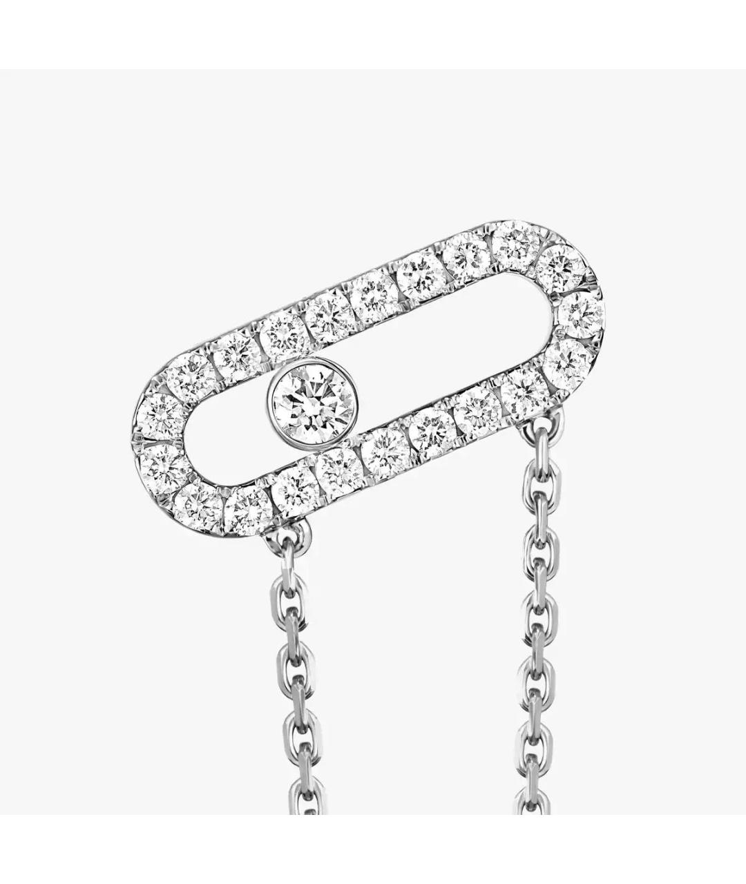 MESSIKA Серебряные серьги из белого золота, фото 4