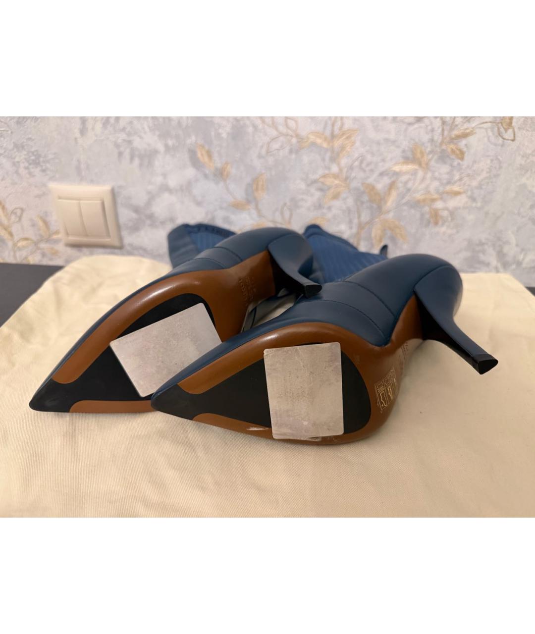 FENDI Синие ботильоны, фото 4