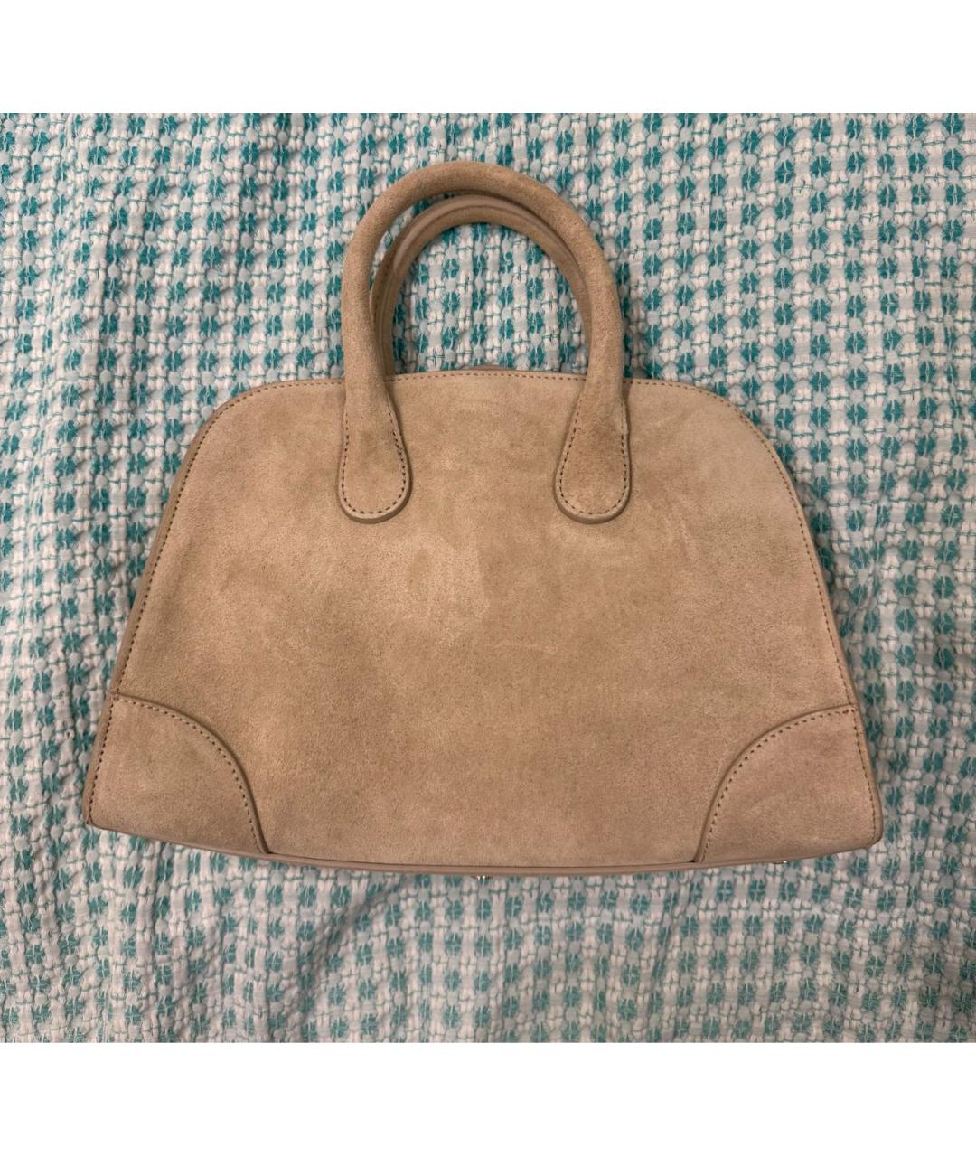 COS Бежевая замшевая сумка через плечо, фото 2