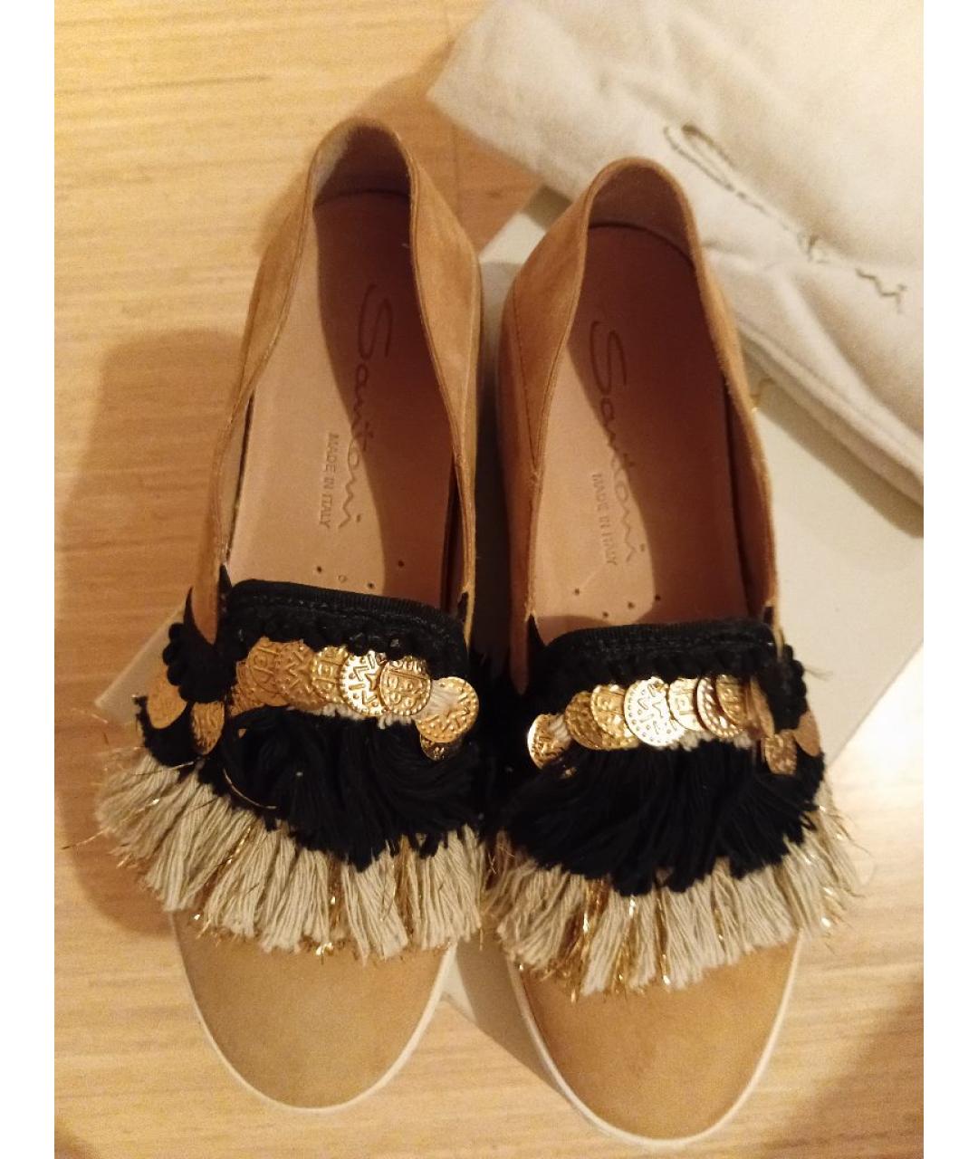 SANTONI Замшевые мокасины, фото 3