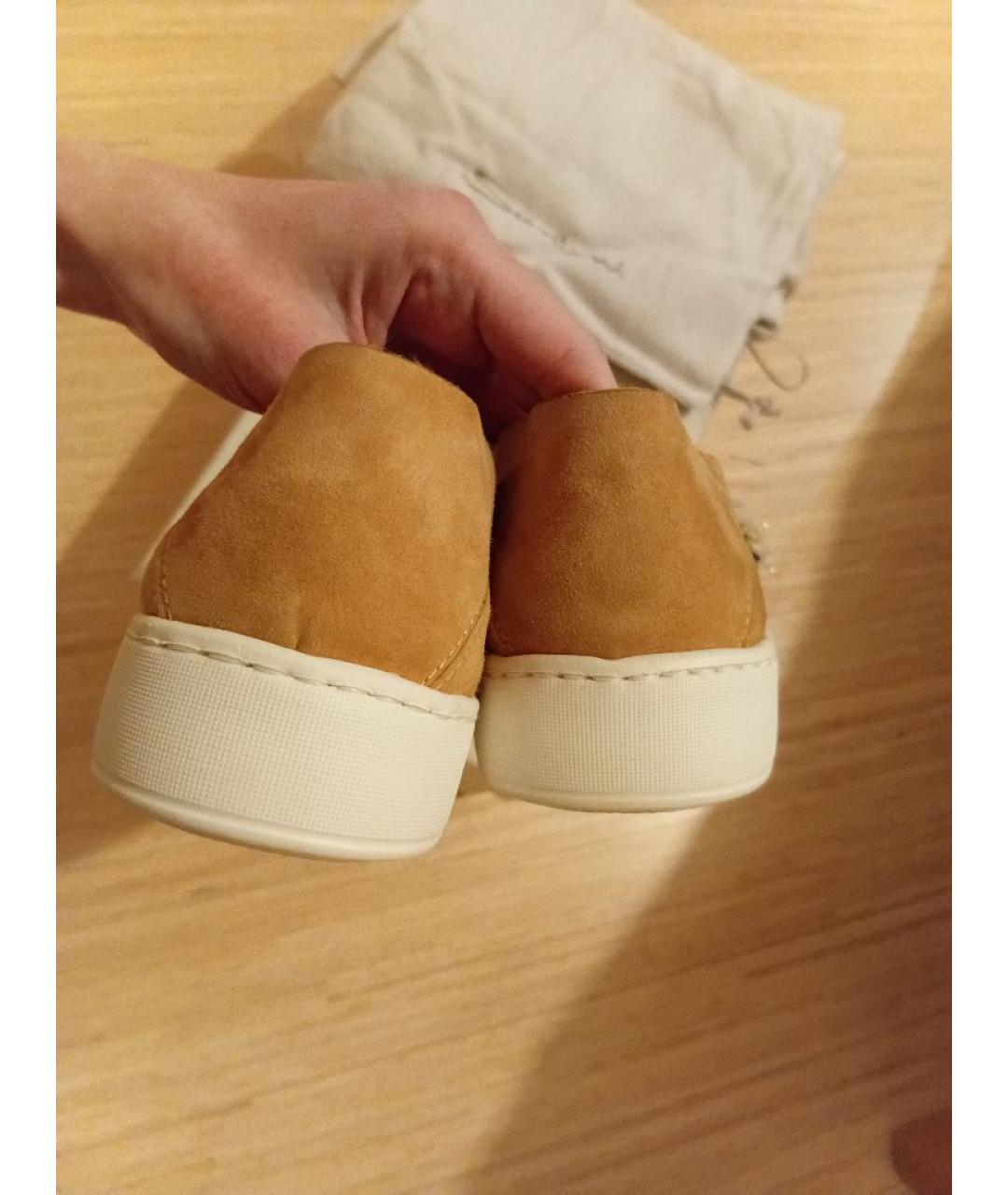 SANTONI Замшевые мокасины, фото 4