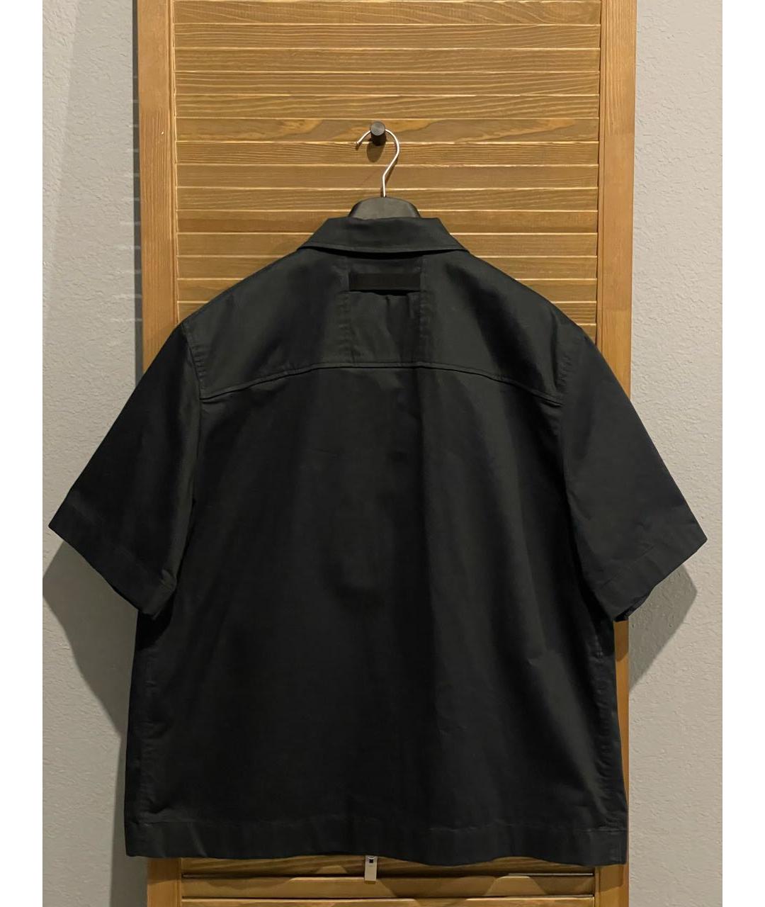 1017 ALYX 9SM Черная хлопковая классическая рубашка, фото 2