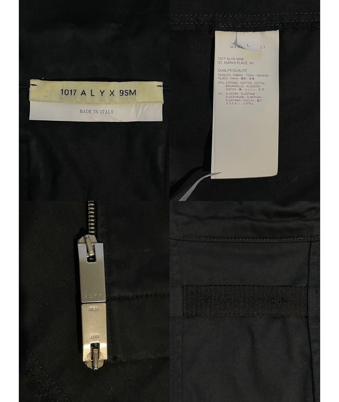 1017 ALYX 9SM Черная хлопковая классическая рубашка, фото 7