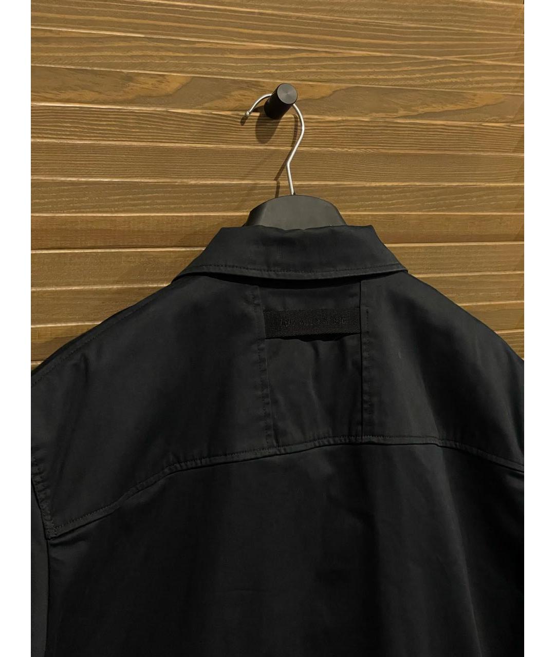 1017 ALYX 9SM Черная хлопковая классическая рубашка, фото 4