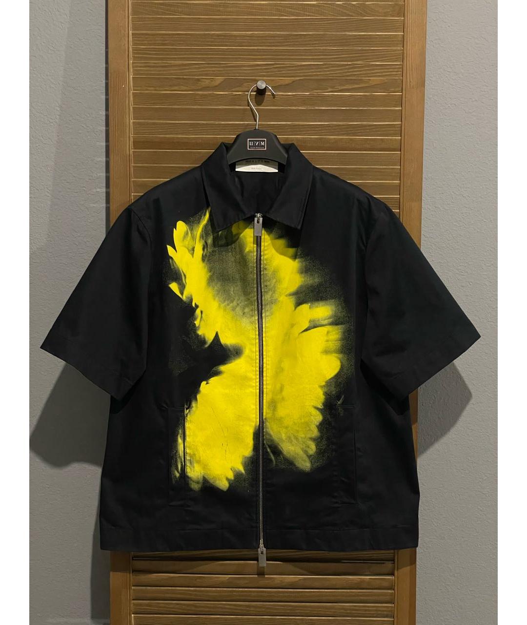 1017 ALYX 9SM Черная хлопковая классическая рубашка, фото 8