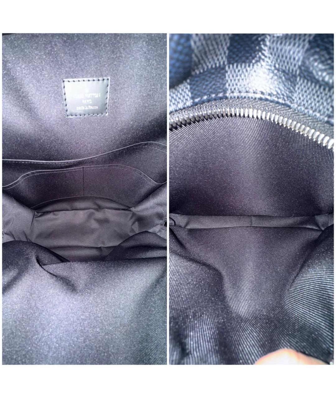 LOUIS VUITTON Антрацитовый рюкзак, фото 7