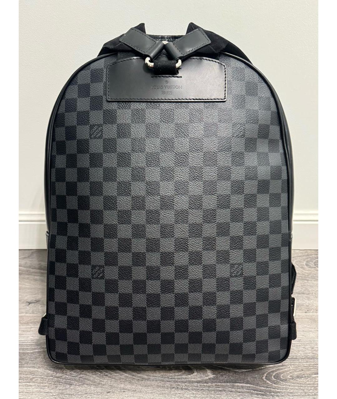 LOUIS VUITTON Антрацитовый рюкзак, фото 3