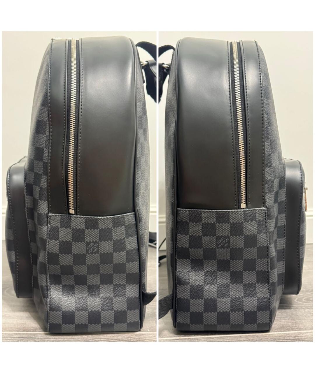 LOUIS VUITTON Антрацитовый рюкзак, фото 5