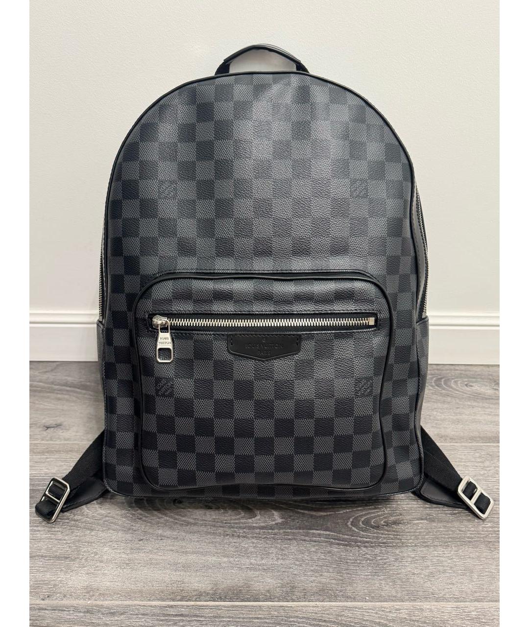 LOUIS VUITTON Антрацитовый рюкзак, фото 8