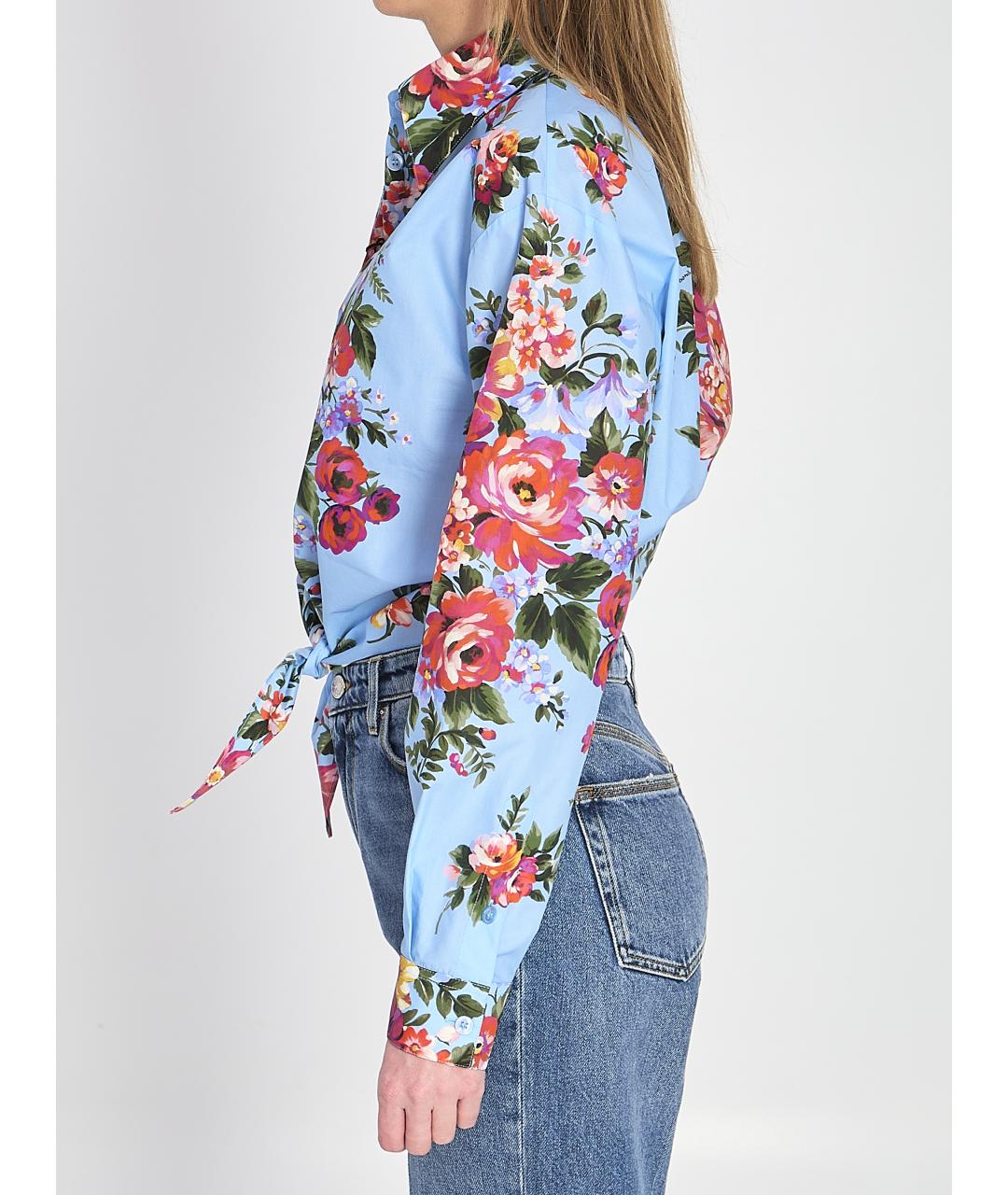 DOLCE&GABBANA Мульти хлопковая рубашка, фото 4