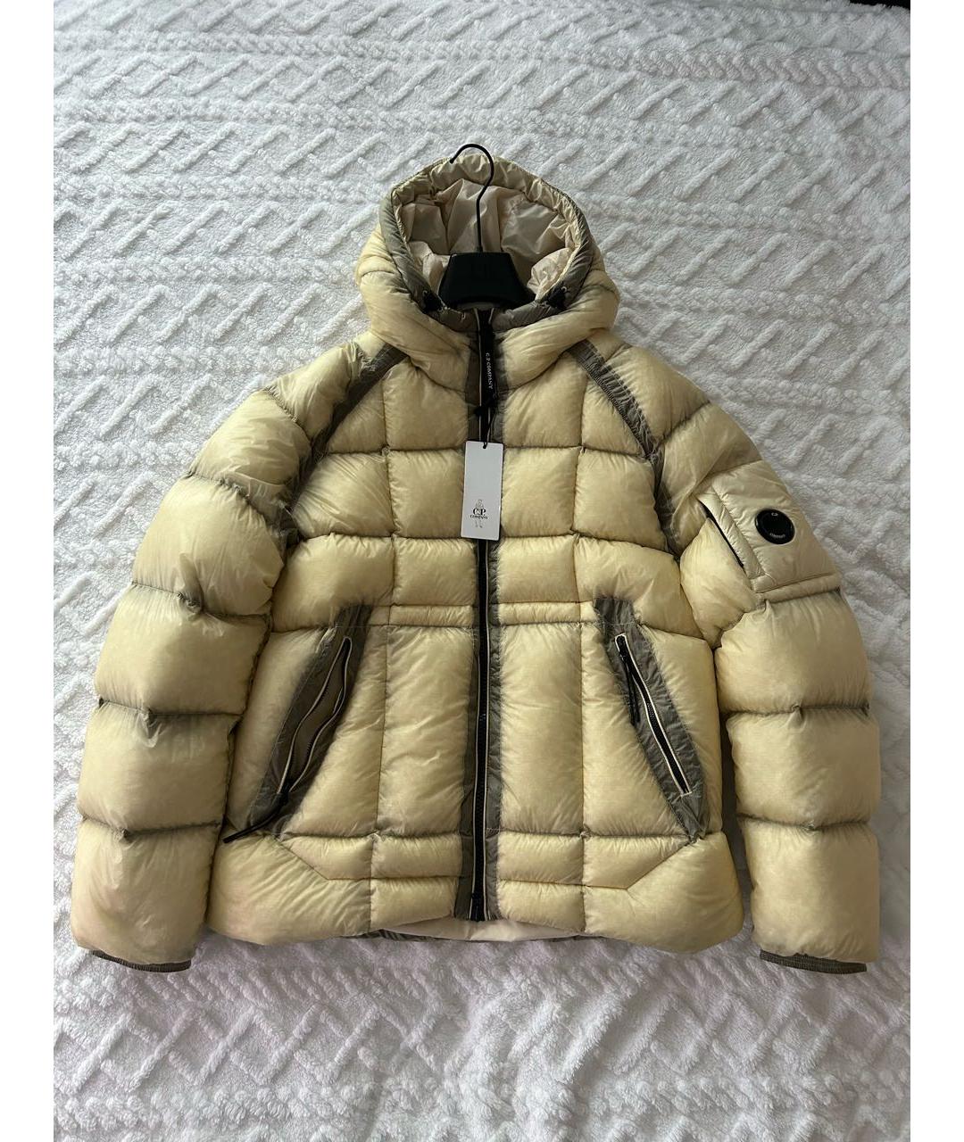CP COMPANY Бежевый пуховик, фото 3