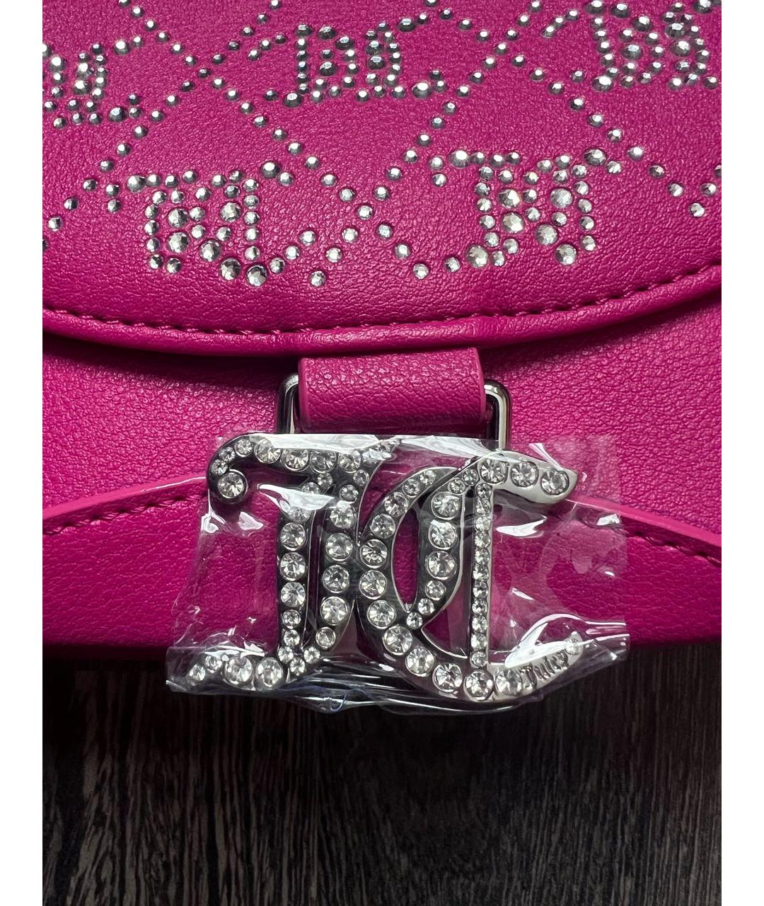 JUICY COUTURE Фуксия сумка через плечо из искусственной кожи, фото 3