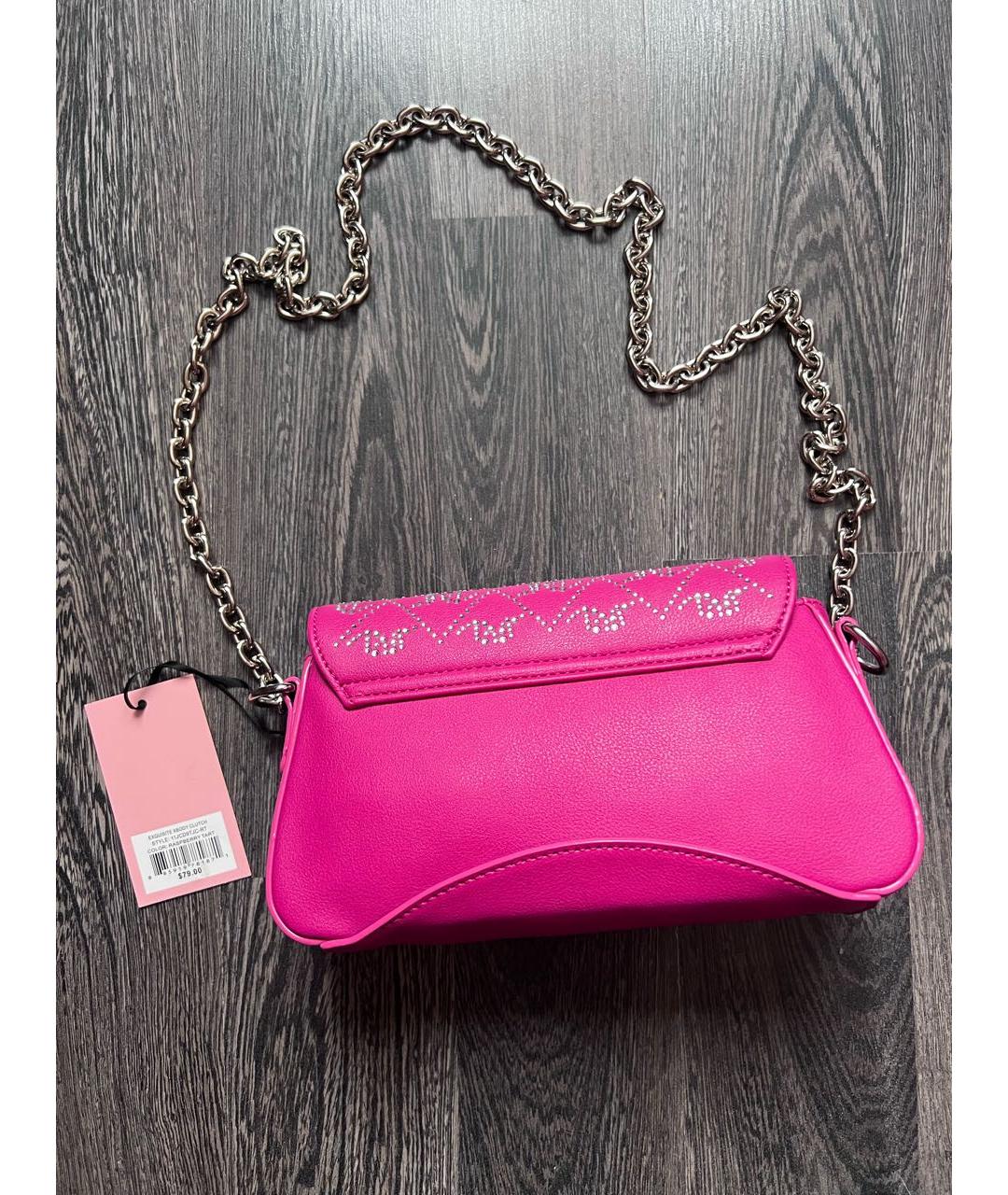 JUICY COUTURE Фуксия сумка через плечо из искусственной кожи, фото 8