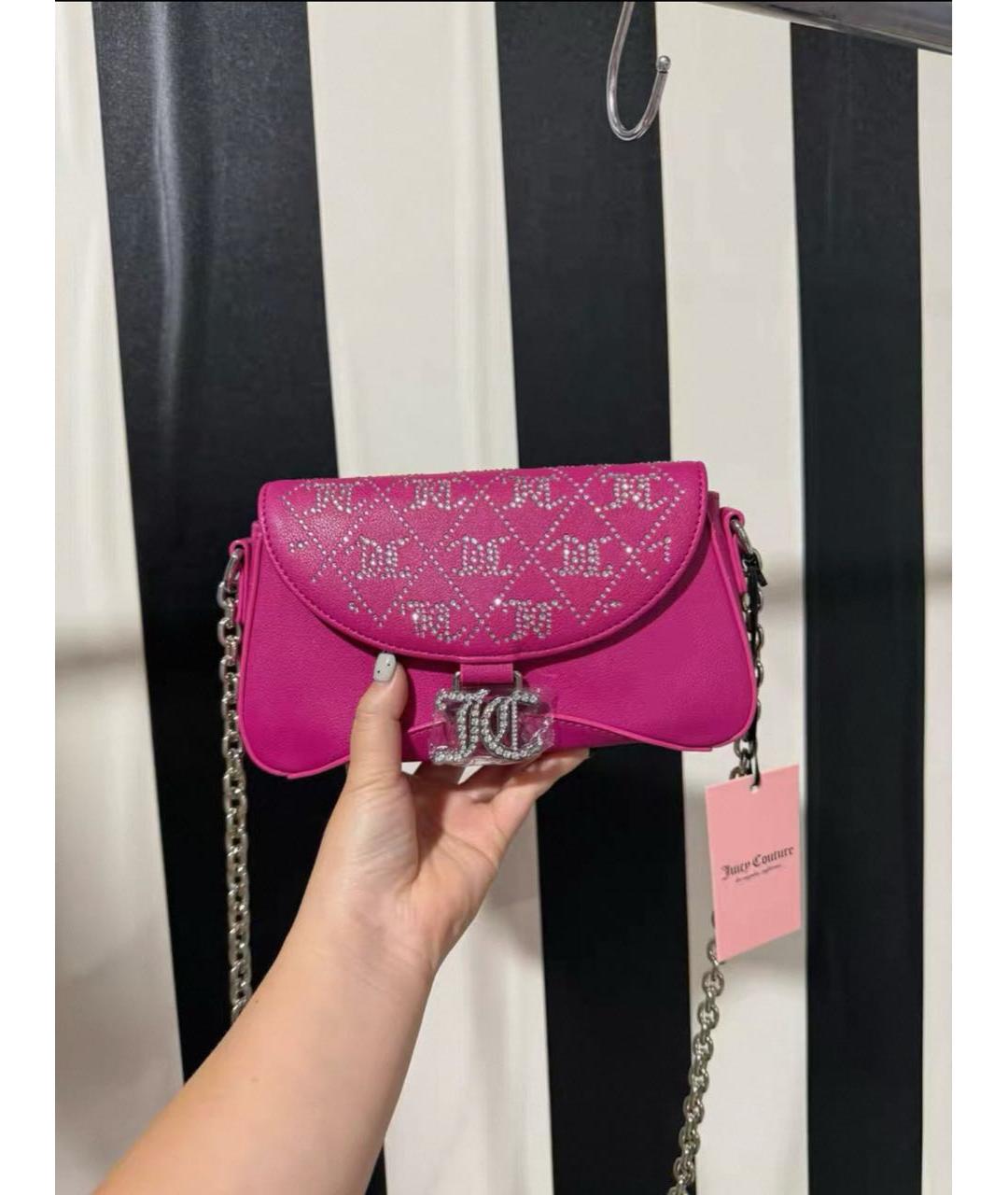 JUICY COUTURE Фуксия сумка через плечо из искусственной кожи, фото 2