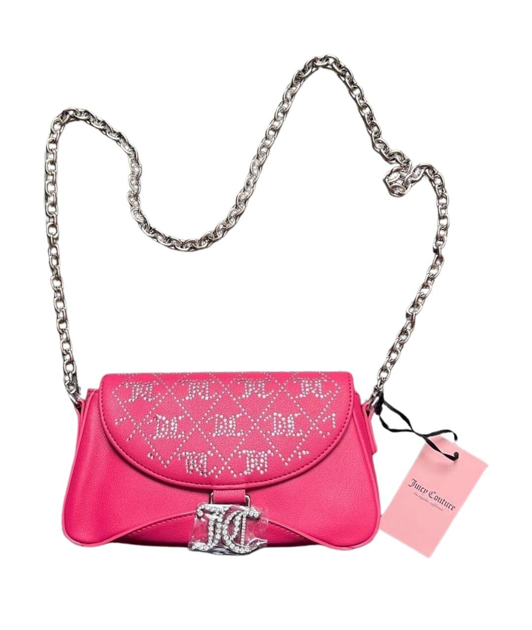 JUICY COUTURE Фуксия сумка через плечо из искусственной кожи, фото 1