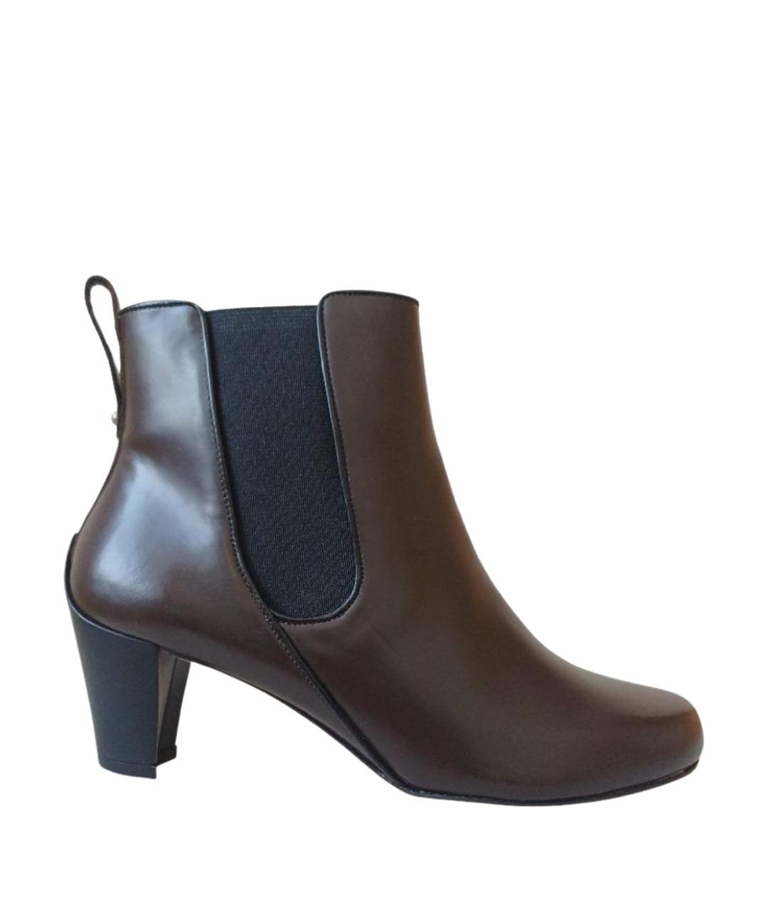 BALLY Коричневые кожаные полусапоги, фото 1