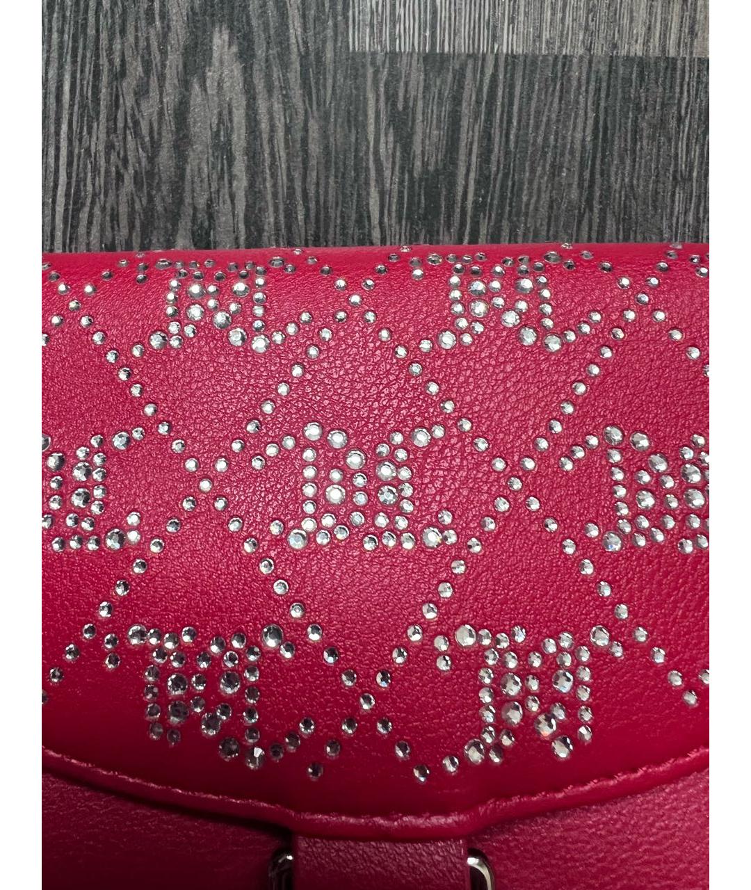 JUICY COUTURE Красная сумка через плечо из искусственной кожи, фото 4