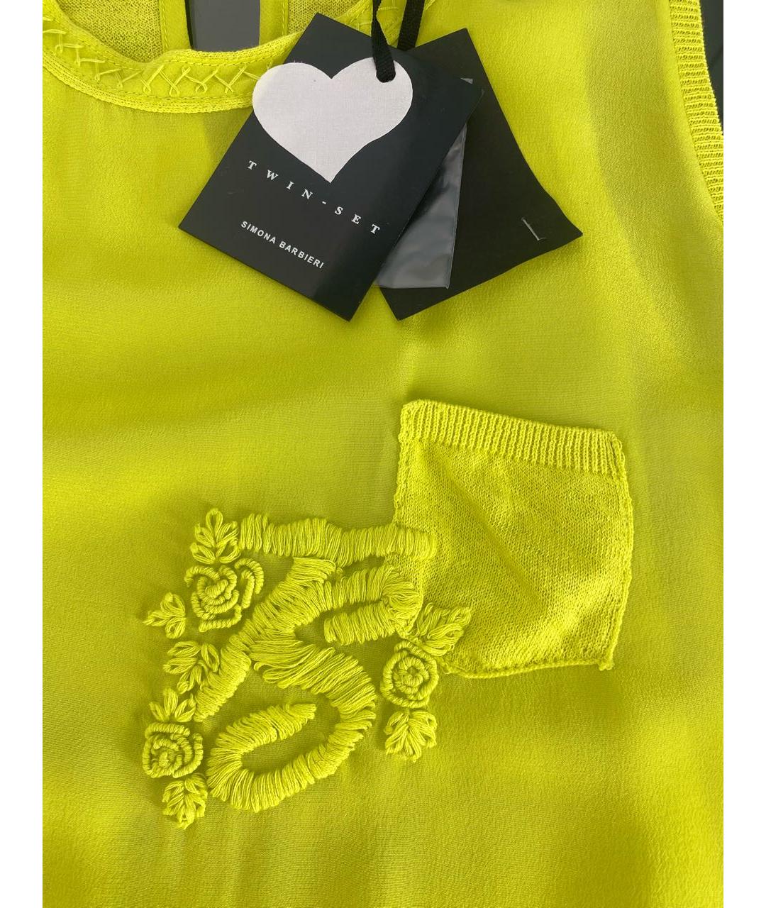 TWIN-SET Шелковая майка, фото 4