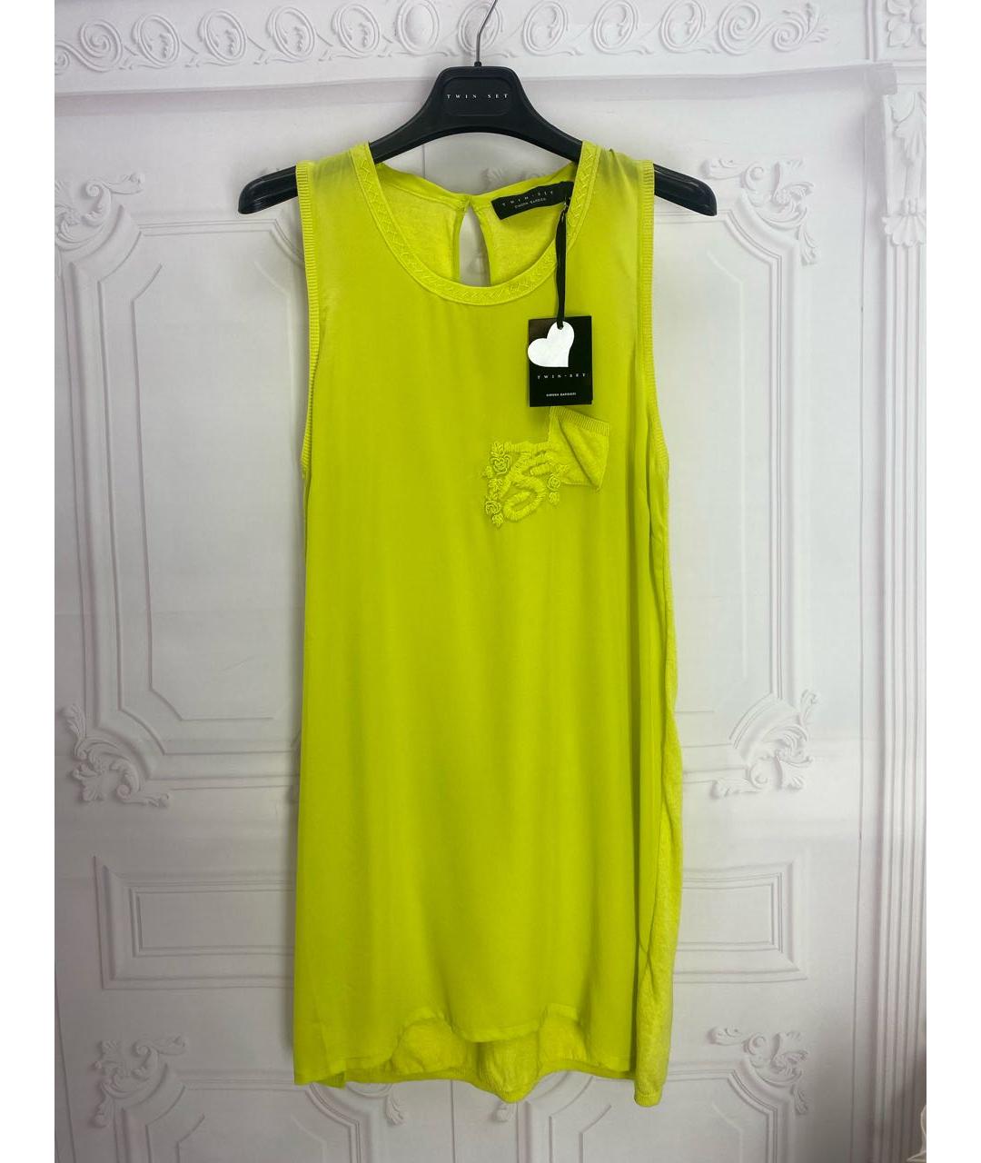 TWIN-SET Шелковая майка, фото 5