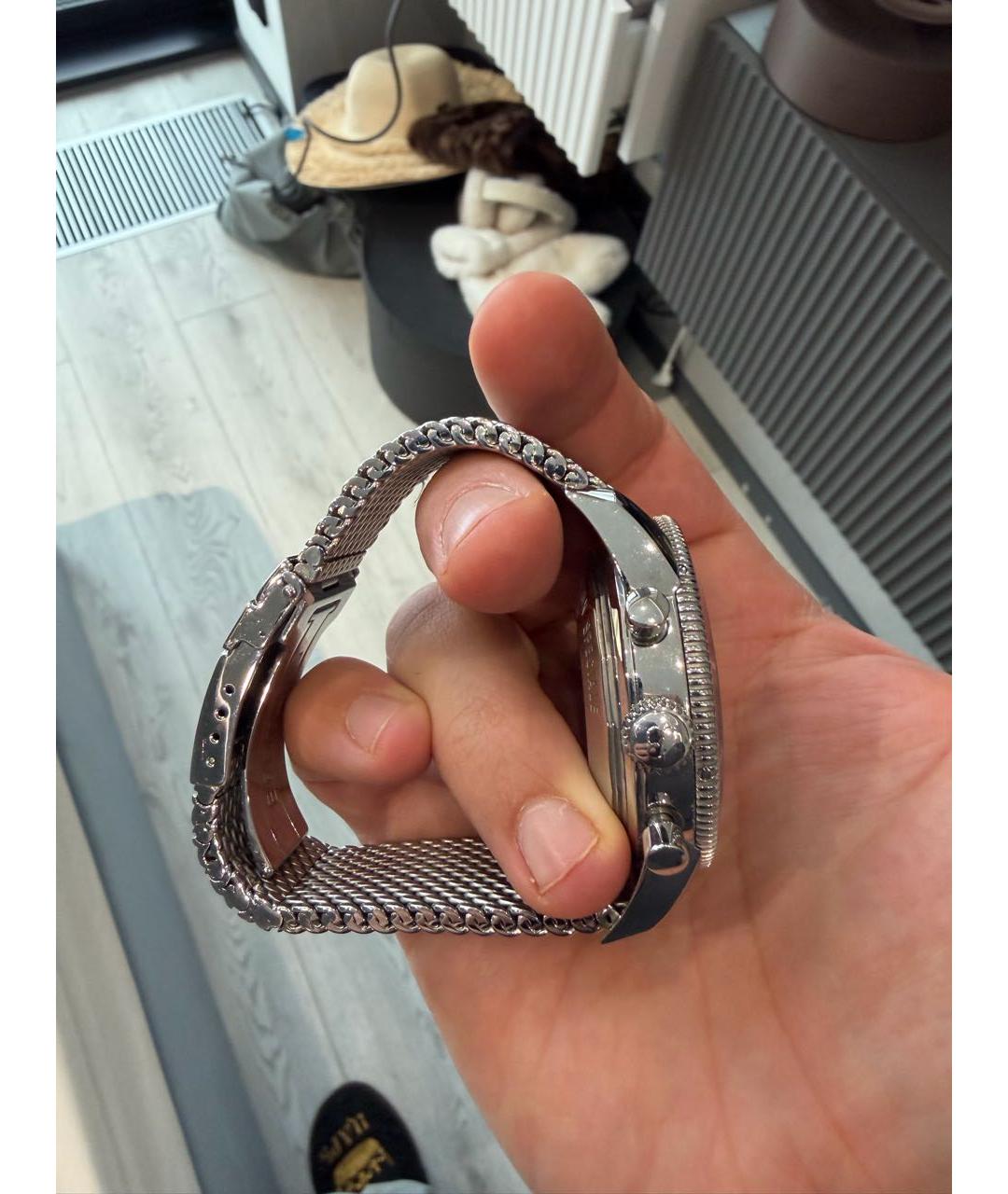 BREITLING Серебряные металлические часы, фото 4