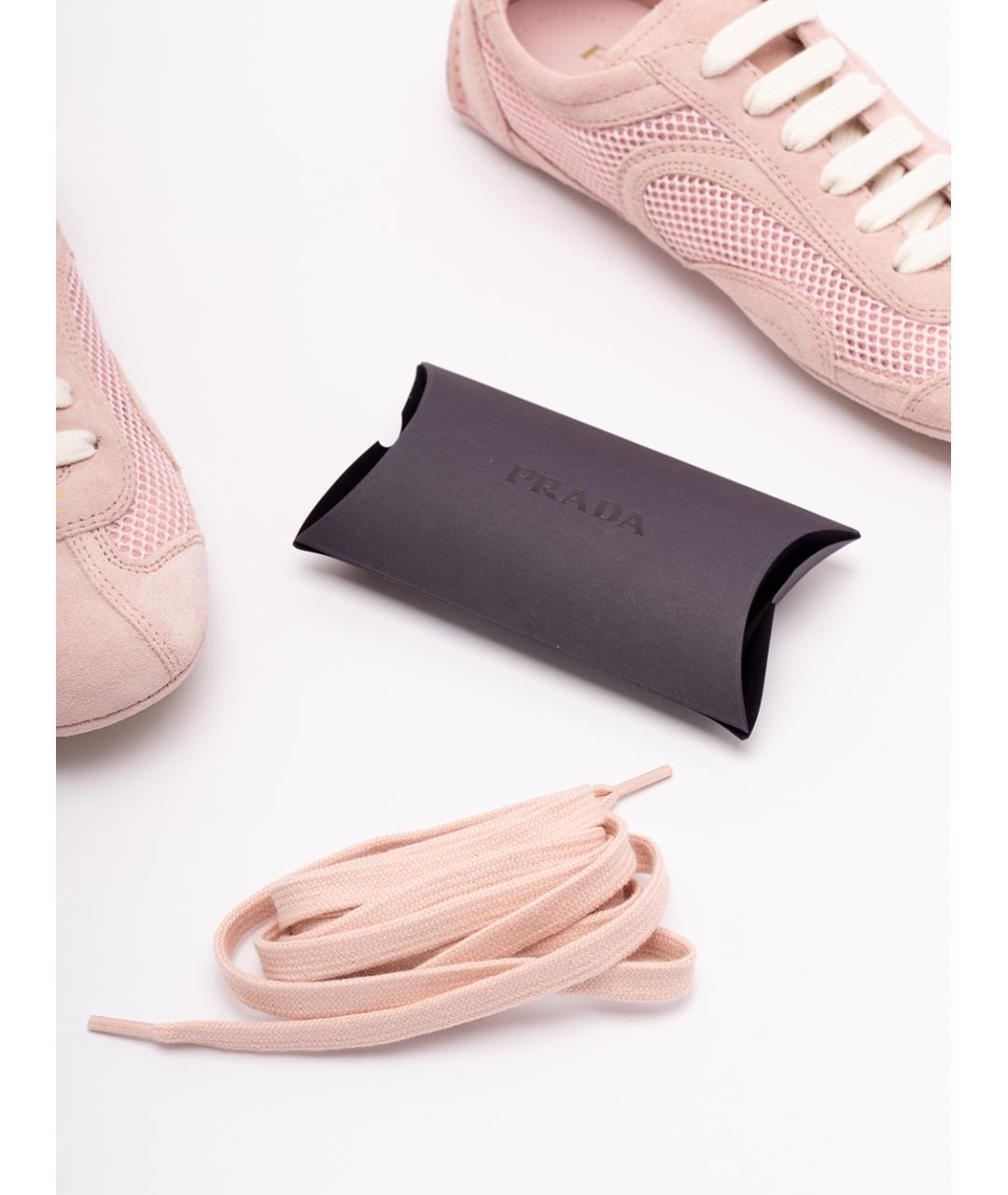 PRADA Розовые кеды, фото 5