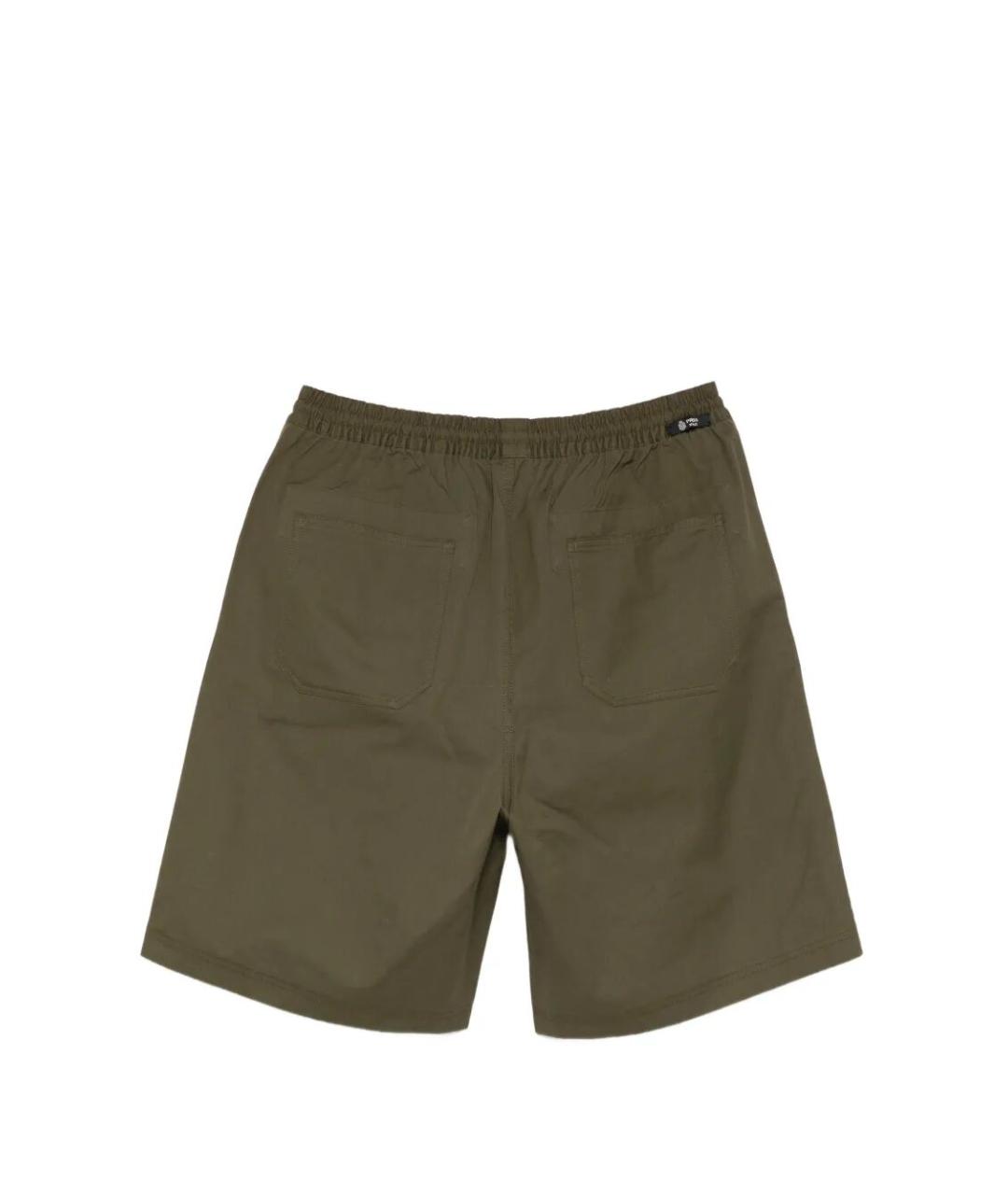 PRADA Хаки хлопковые шорты, фото 2