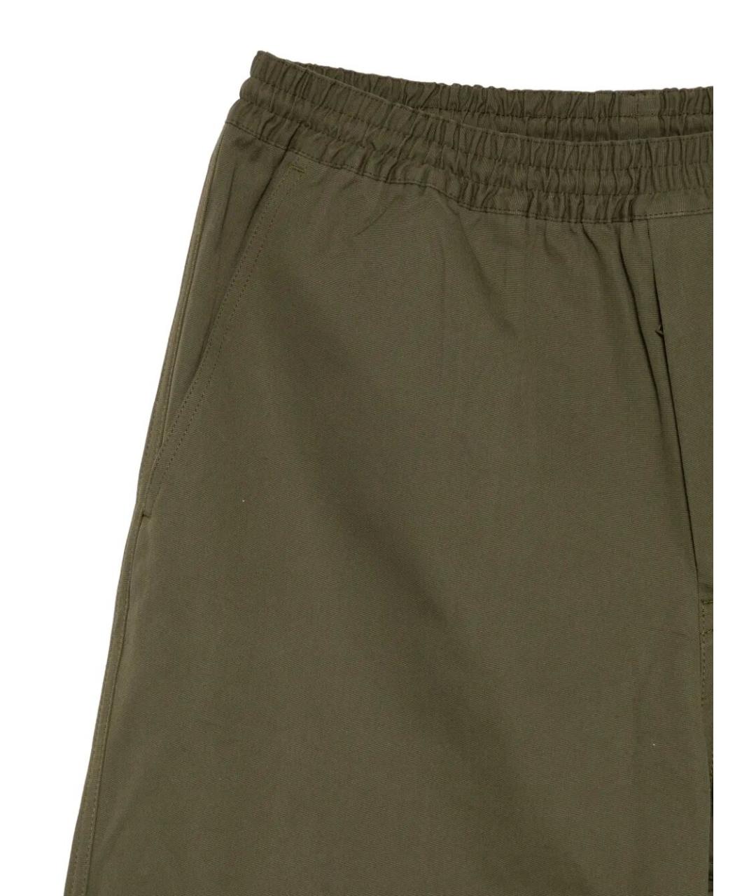 PRADA Хаки хлопковые шорты, фото 3