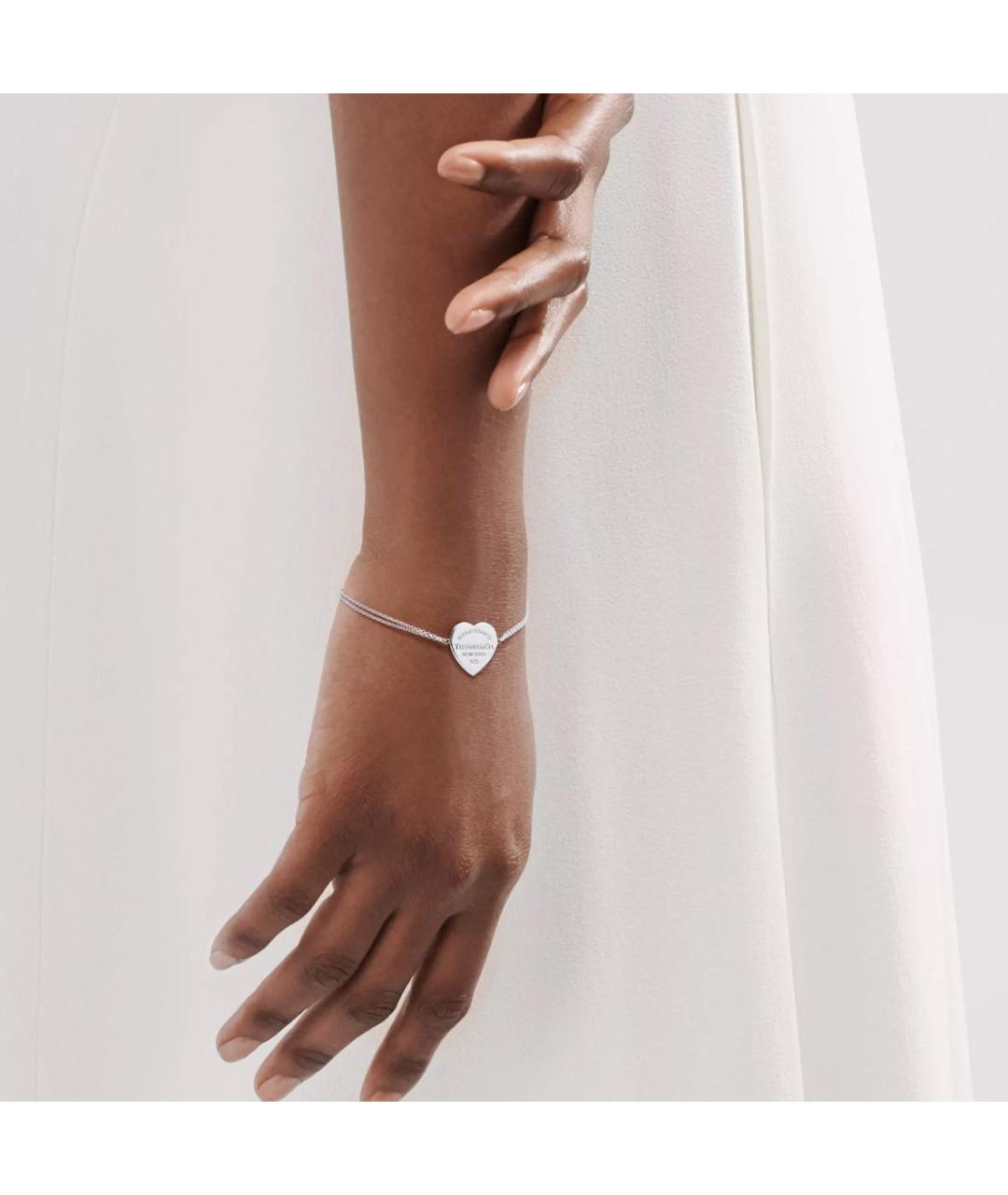 TIFFANY&CO Серебрянный серебряный браслет, фото 5