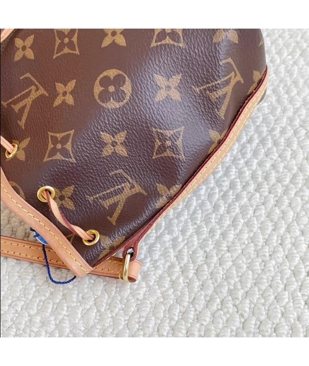 LOUIS VUITTON Коричневая сумка через плечо, фото 4