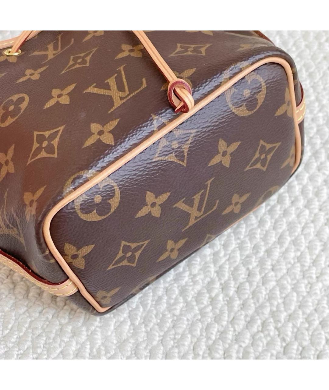 LOUIS VUITTON Коричневая сумка через плечо, фото 5