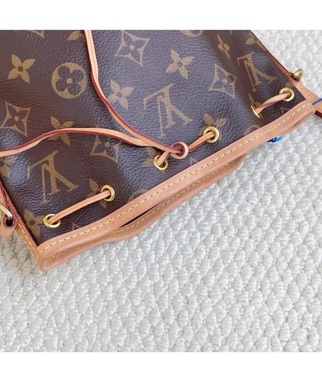 LOUIS VUITTON Коричневая сумка через плечо, фото 3