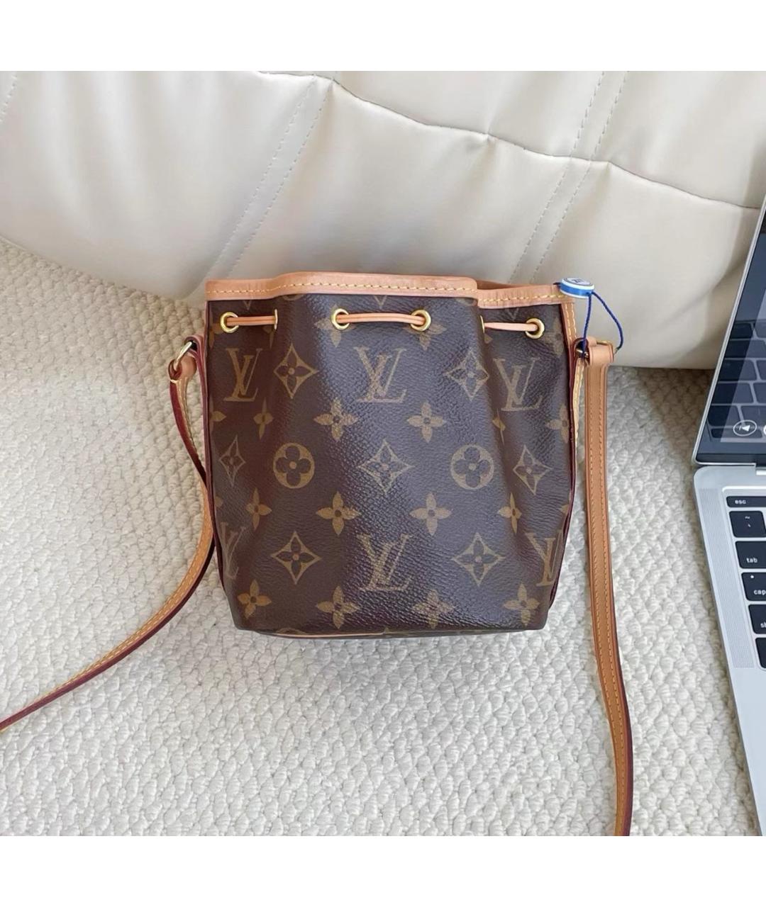 LOUIS VUITTON Коричневая сумка через плечо, фото 2