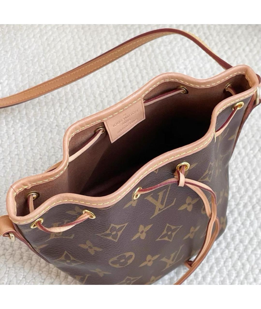 LOUIS VUITTON Коричневая сумка через плечо, фото 7