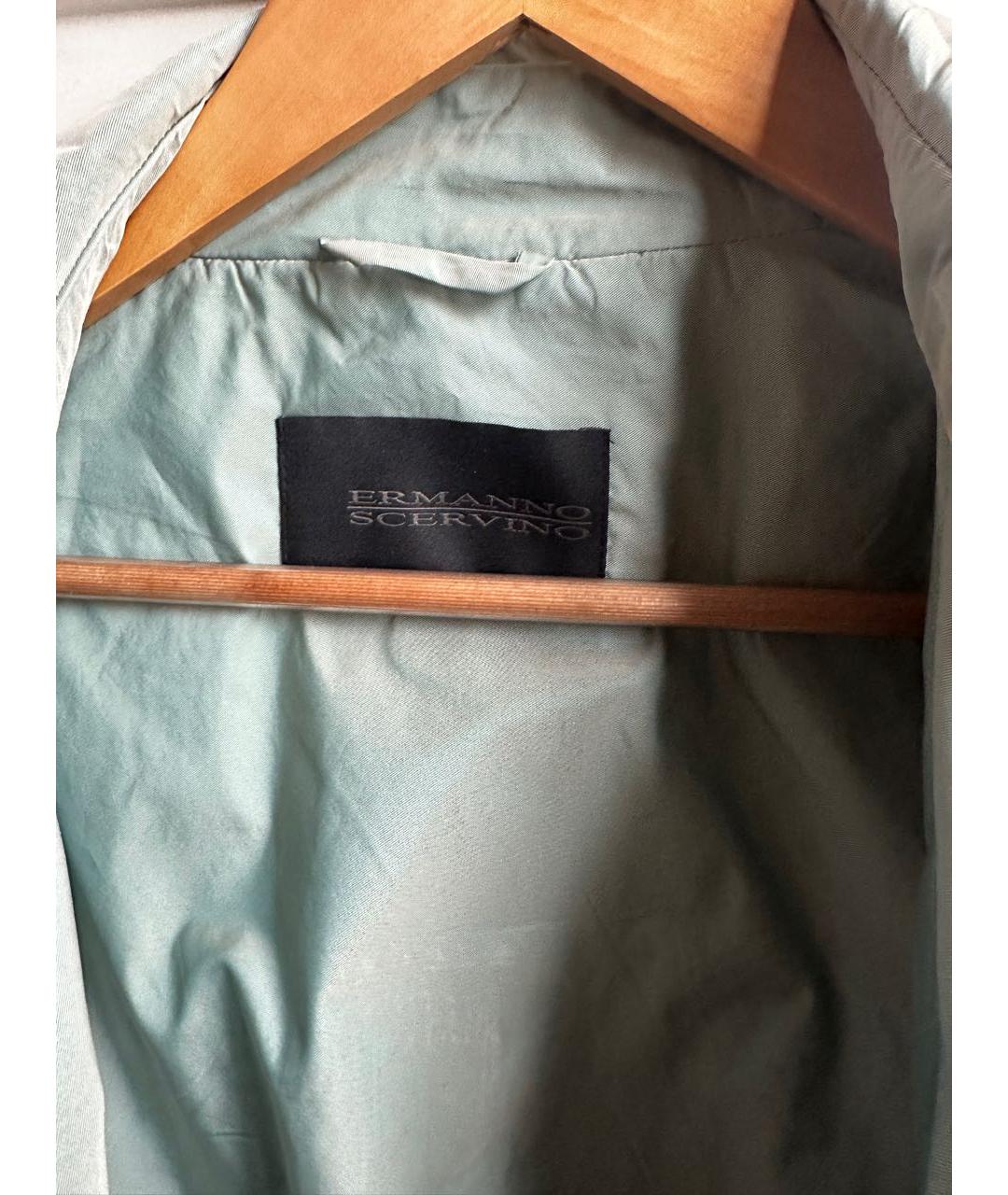 ERMANNO SCERVINO Салатовый тренч/плащ, фото 6