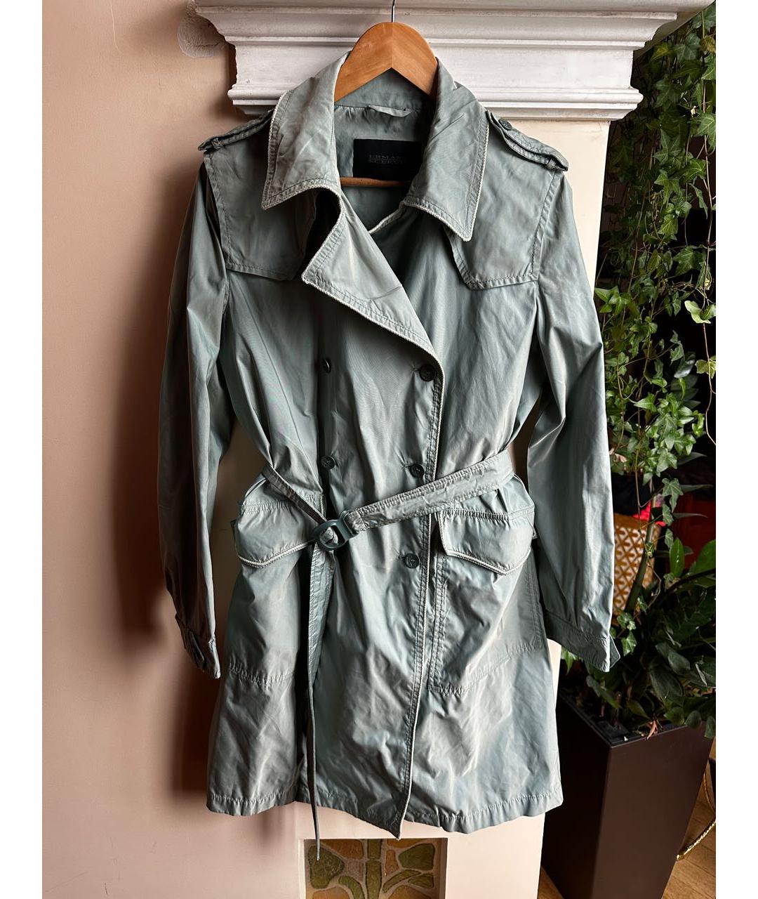 ERMANNO SCERVINO Салатовый тренч/плащ, фото 7
