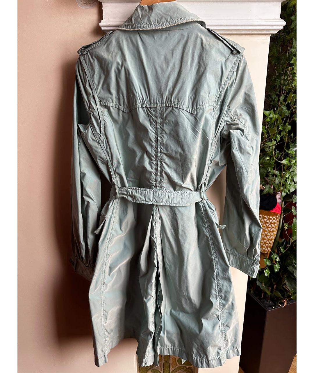 ERMANNO SCERVINO Салатовый тренч/плащ, фото 2